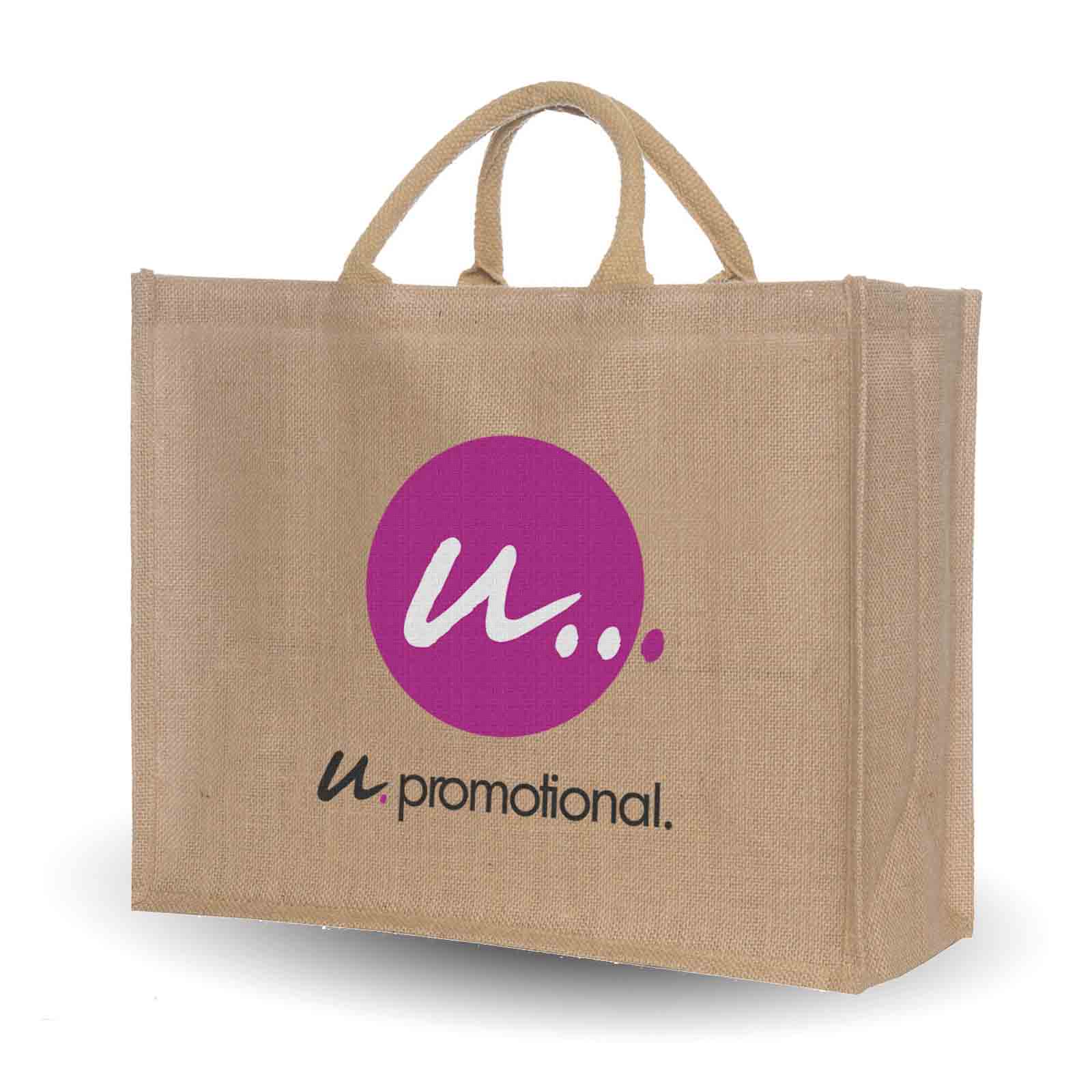 Shopper in iuta | 240 g/m² | 43x35x18cm | Stampa fino a 4 colori