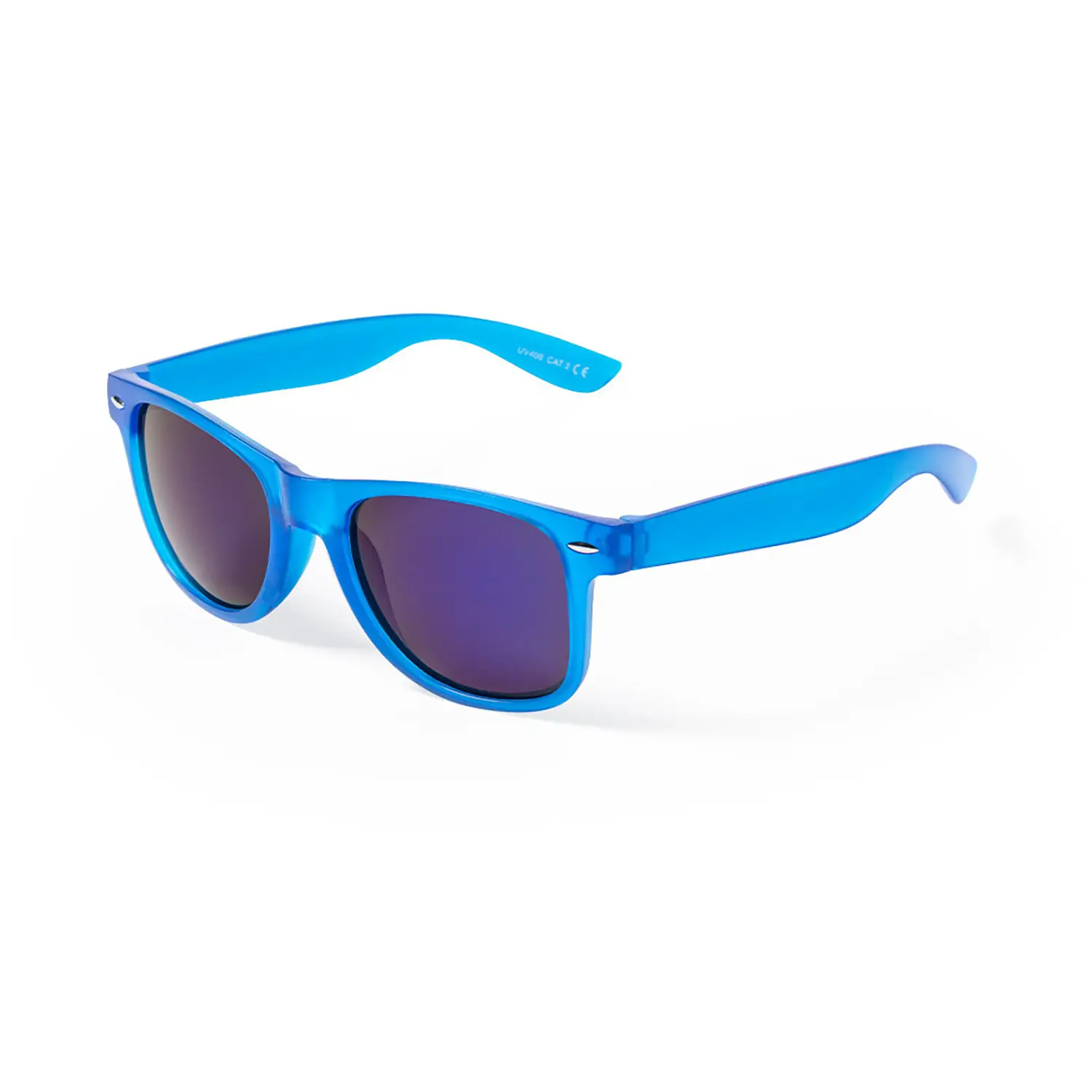 Sonnenbrille – UV400 | Verspiegelte Gläser | Buntes Gestell | Klassisches Design