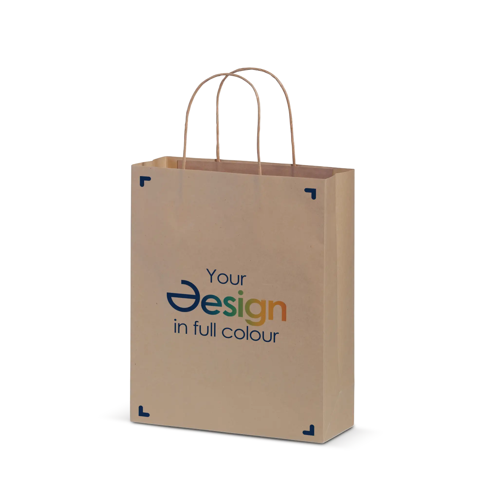 Sac kraft papier – A4 | 90 g/m² | Quadrichromie | Certifié FSC