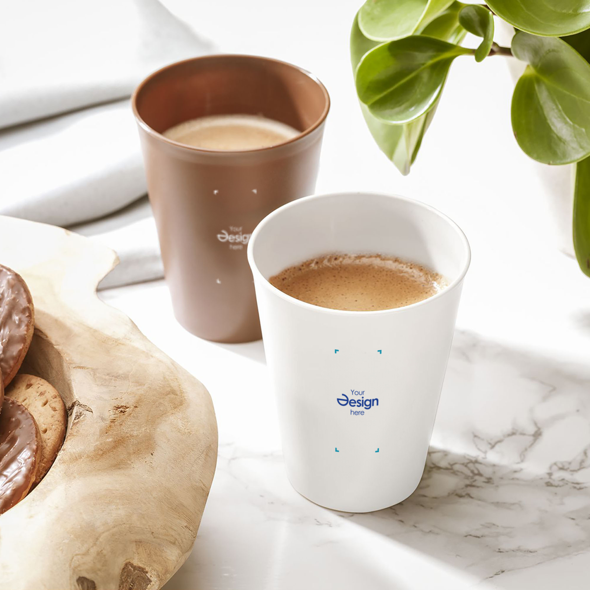 Herbruikbare koffiebeker - Suikerriet | 360 ML