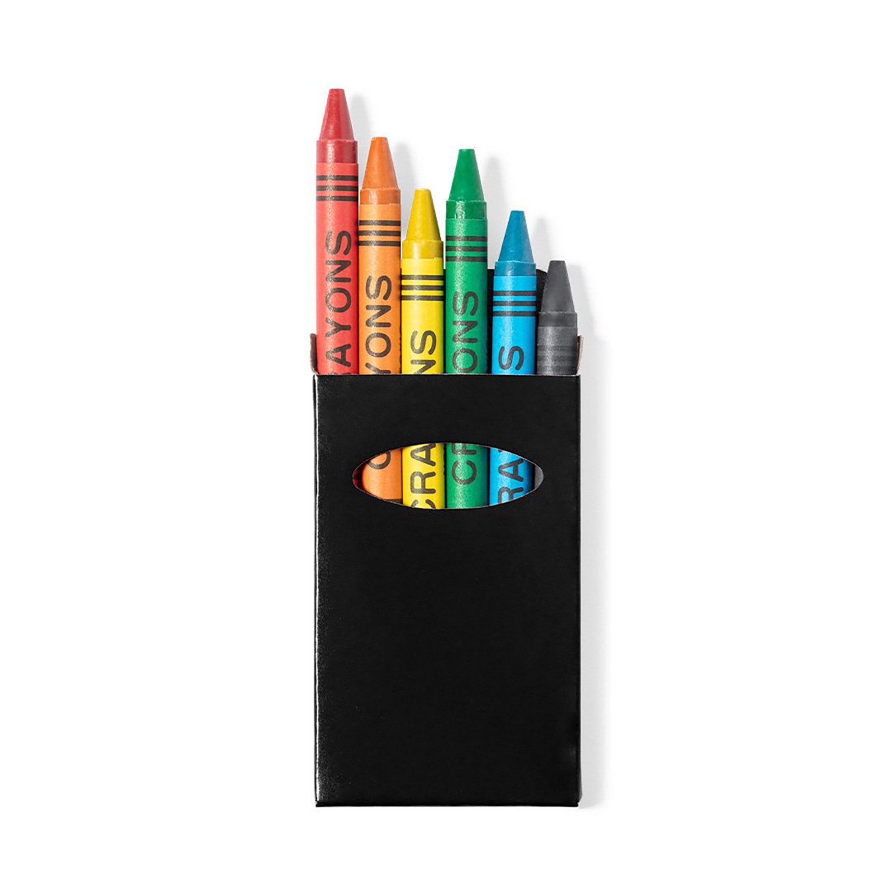 Set pastelli - Scatola cartone | 6 pezzi | Colori