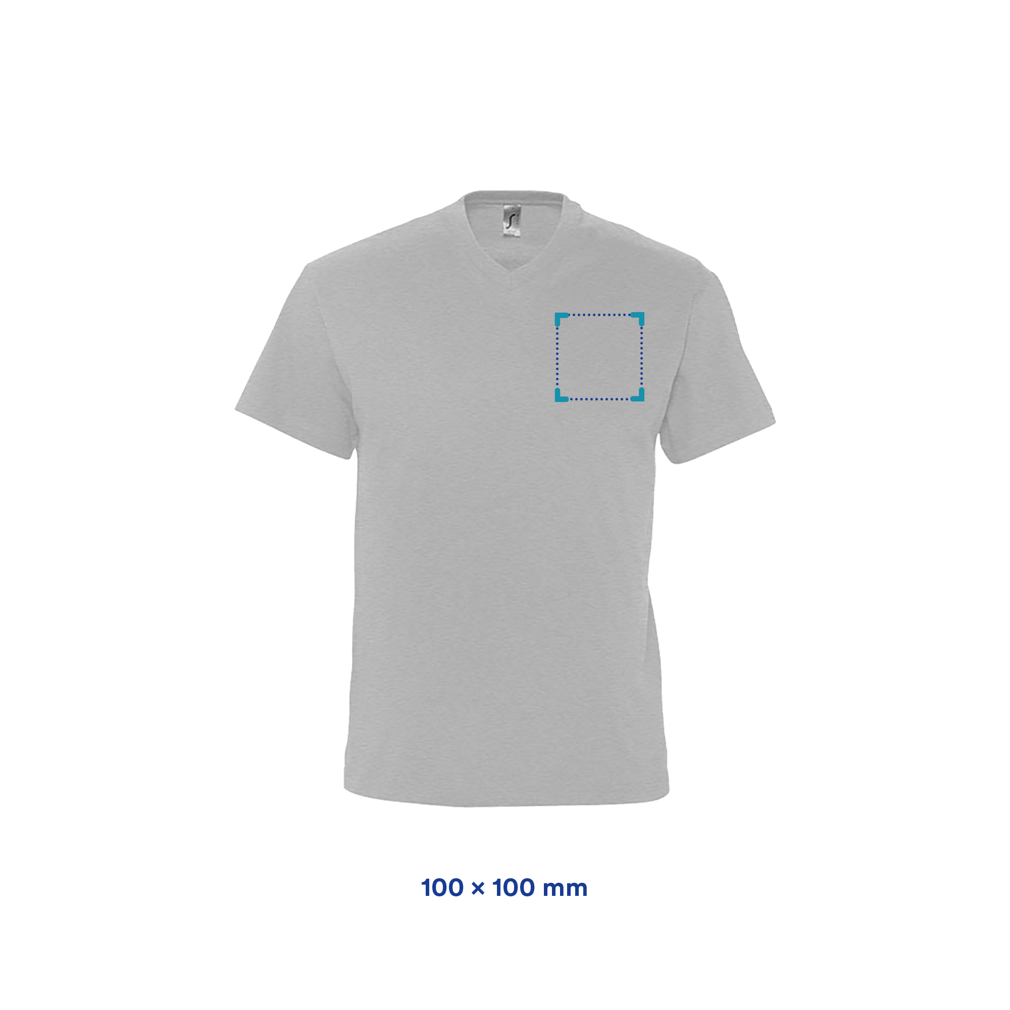 T-shirt Jos - Uomo | 150 g/m² cotone | Collo a V
