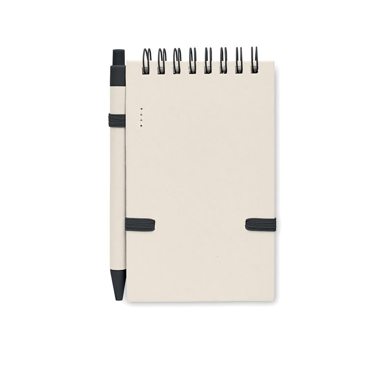 Notizbuch-Set Mika - A6 | 140 Blatt | Block + Stift | Recycelter Milchkarton
