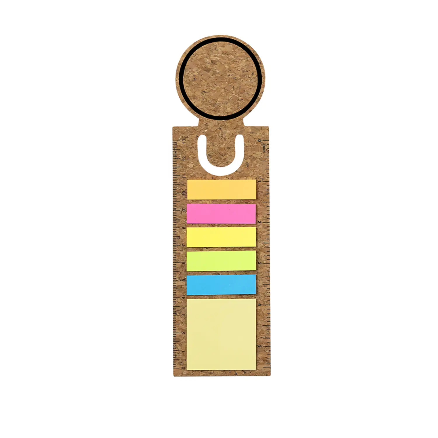 Marque-page règle en liège – 13 cm | 90 notes | Léger | Écologique