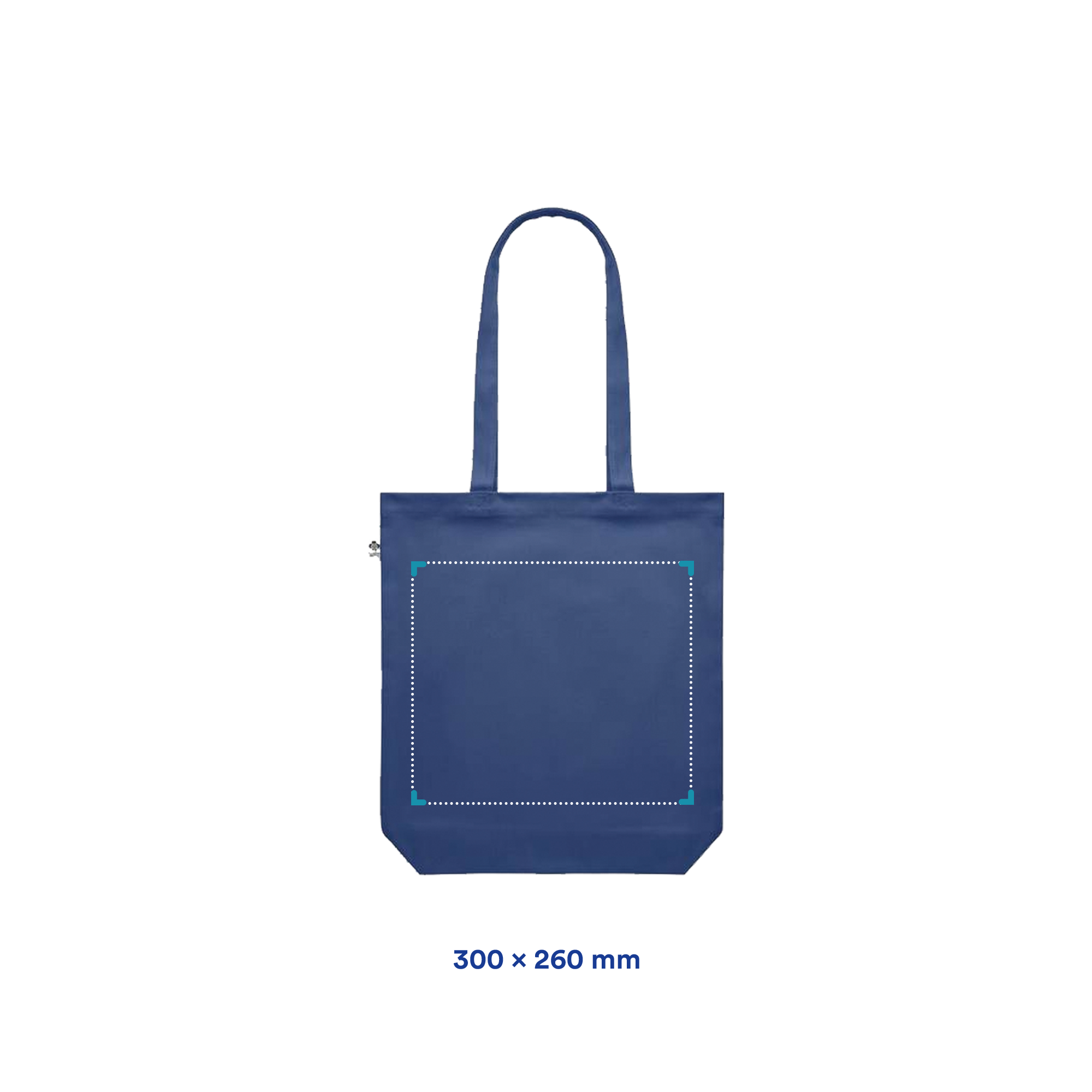 Shopper - Tela organica | 270 g/m² | colorato | Stampa fino a 4 colori