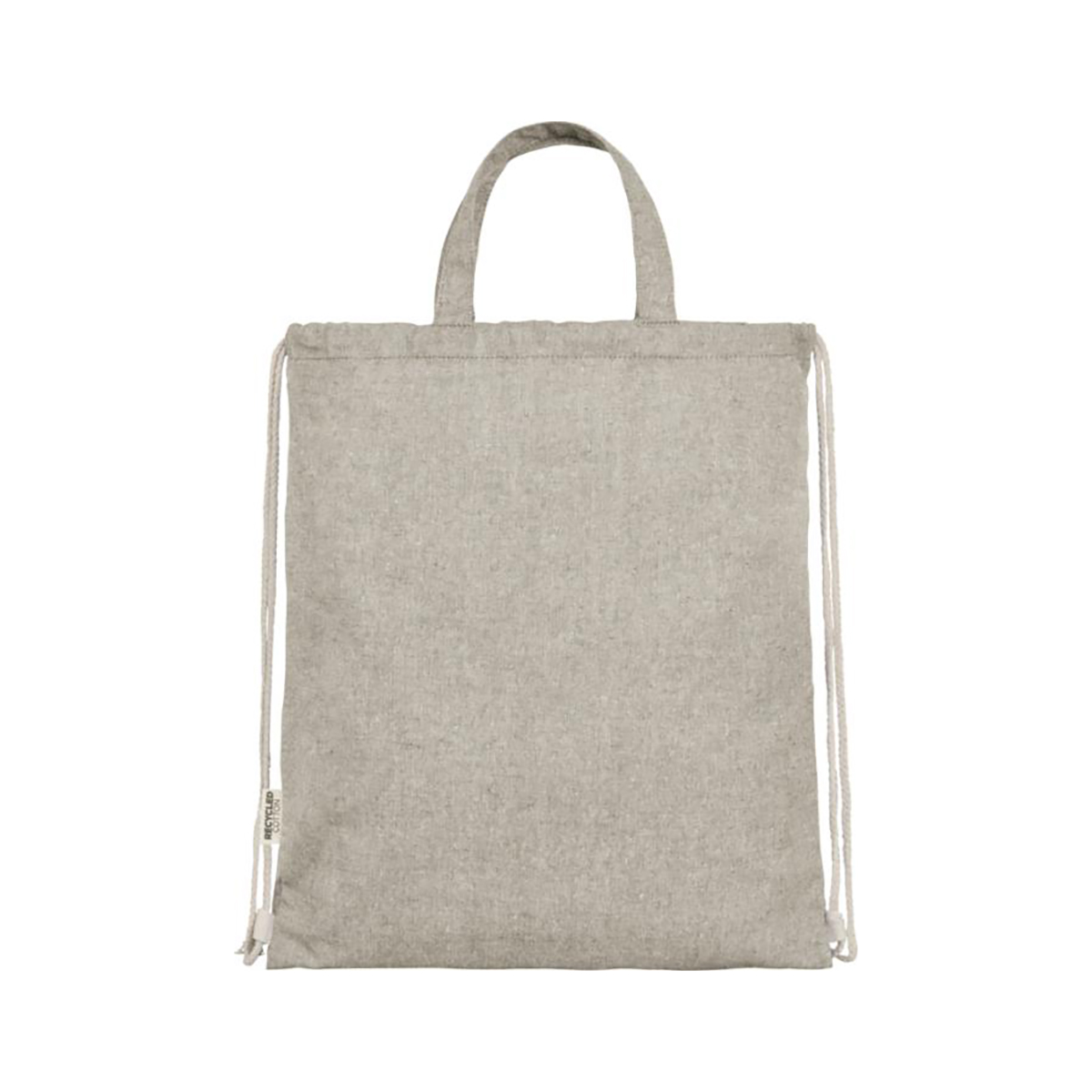 Katoenen rugzakje - Gerecycled katoen | 150 g/m² | Extra draaghengsels