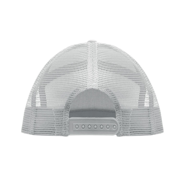 Casquette – Sergé de coton & mesh | 7 panneaux | Visière plate | Fermeture snapback
