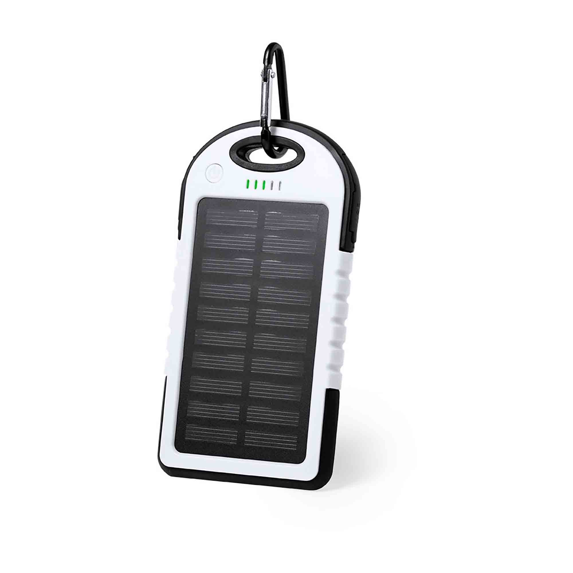 Solar-Powerbank Milo | 4000 mAh | Karabiner