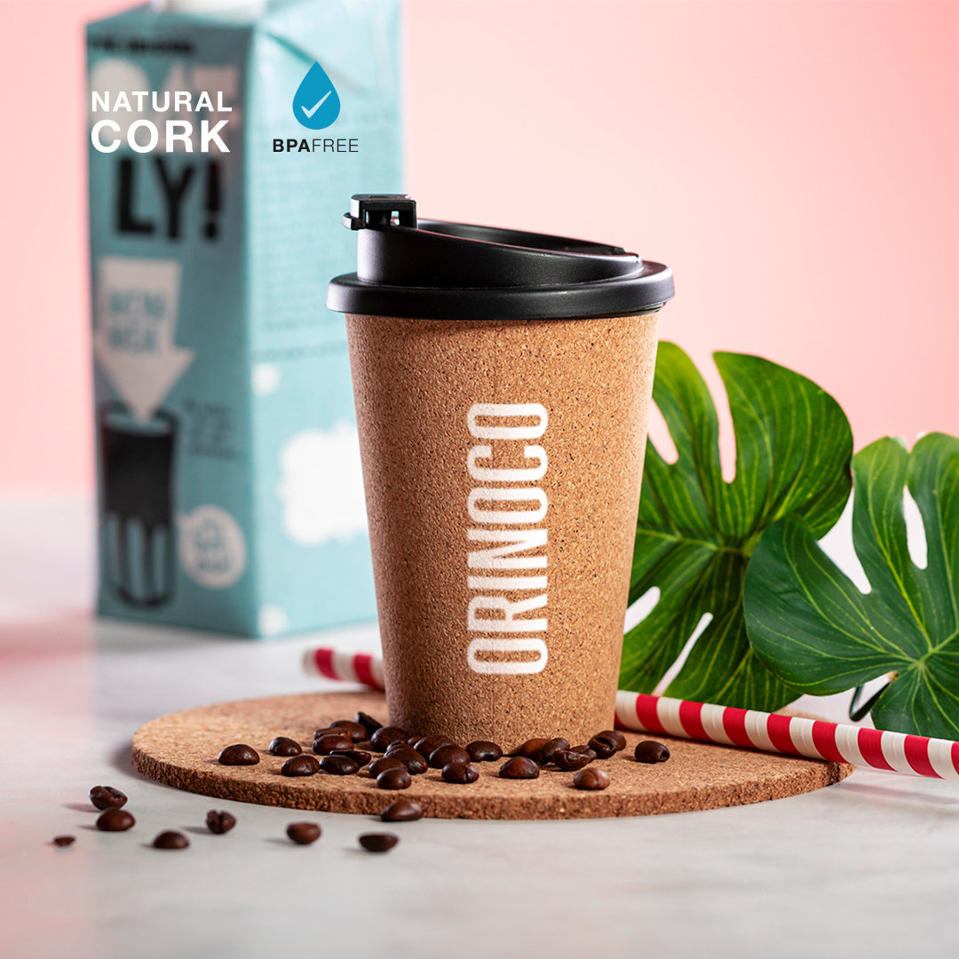 Koffiebeker Kai - 350 ml | Kurk | Bedrukking & Gravure