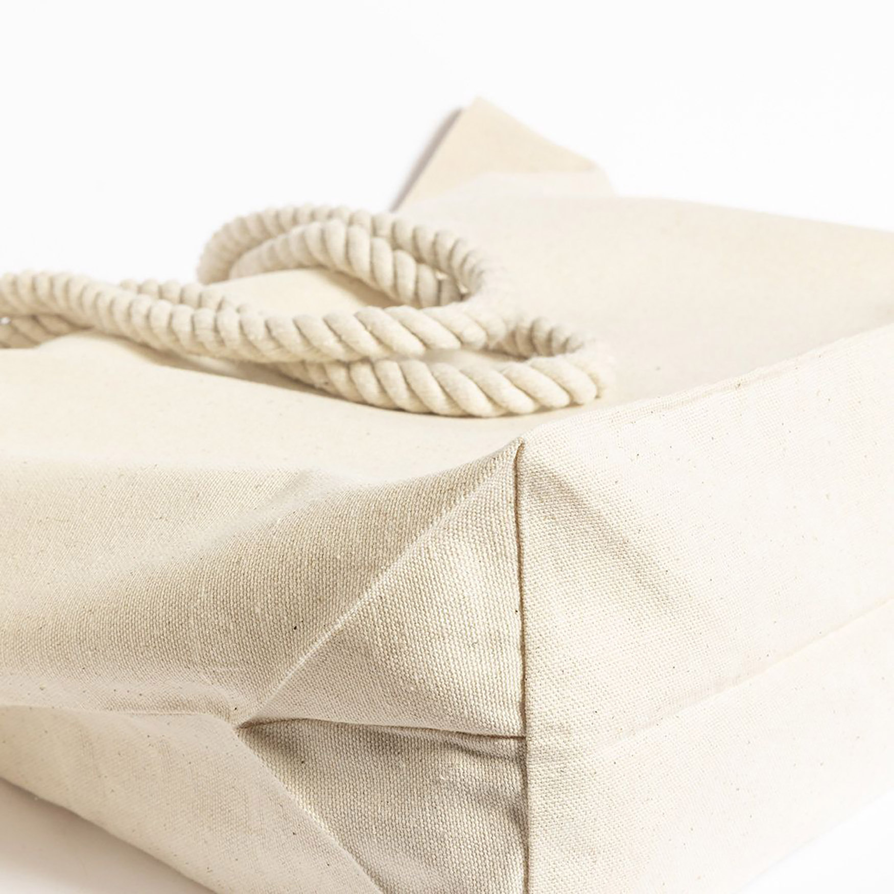 Sac en coton - Coton robuste 220 g/m² | Poignées 90 cm | Capacité 10 kg