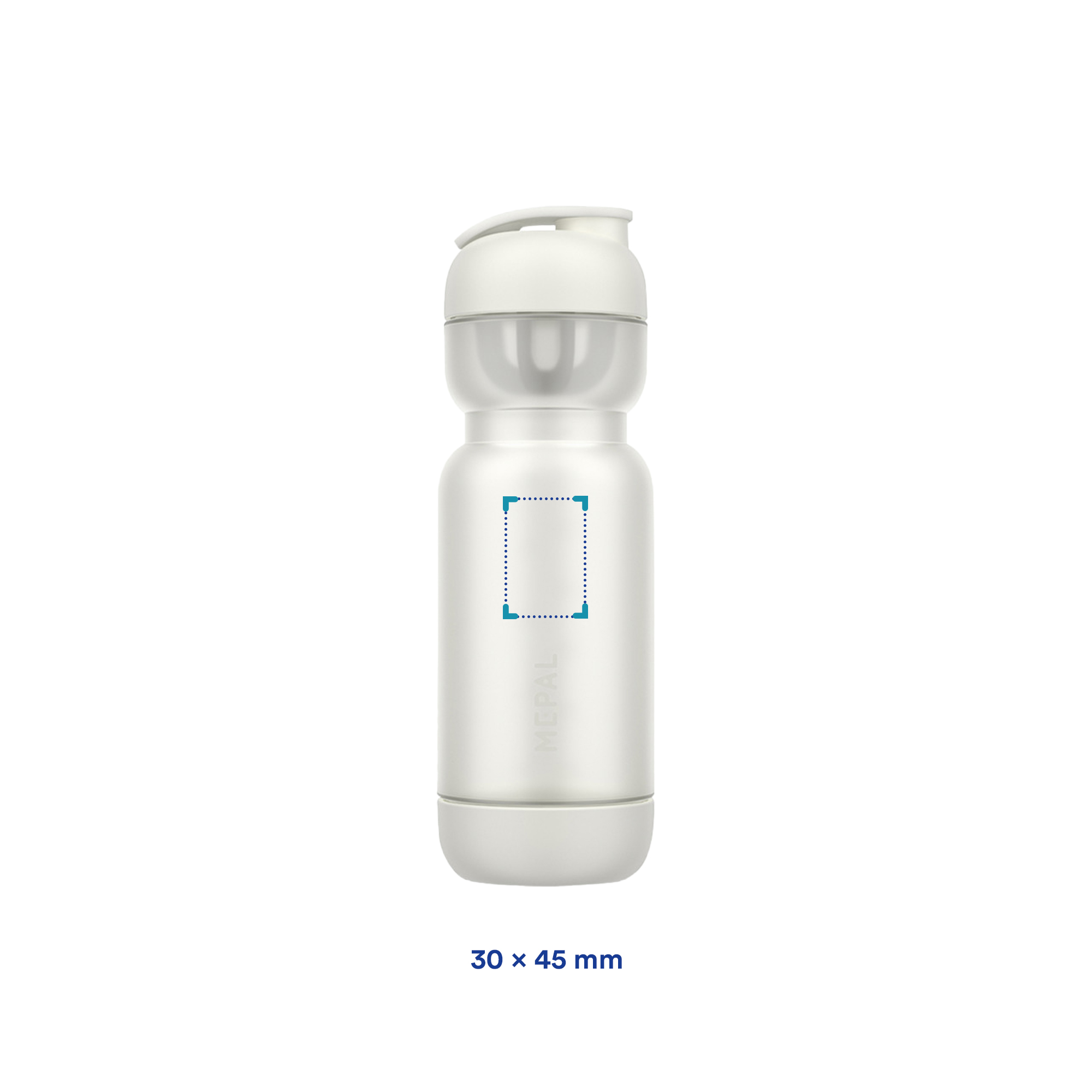 Mepal Shaker sportfles – Klontvrij mengen | Maatstreepjes | Makkelijk schoon