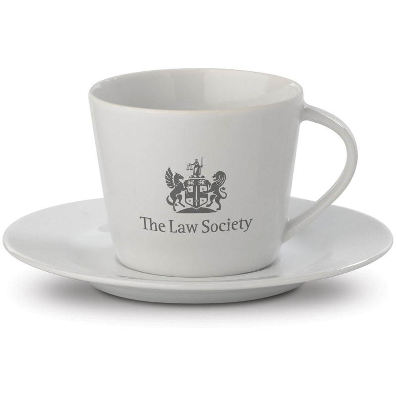 Tasse Milano - 160 ml | mit Untertasse | 1-4 Farbendruck