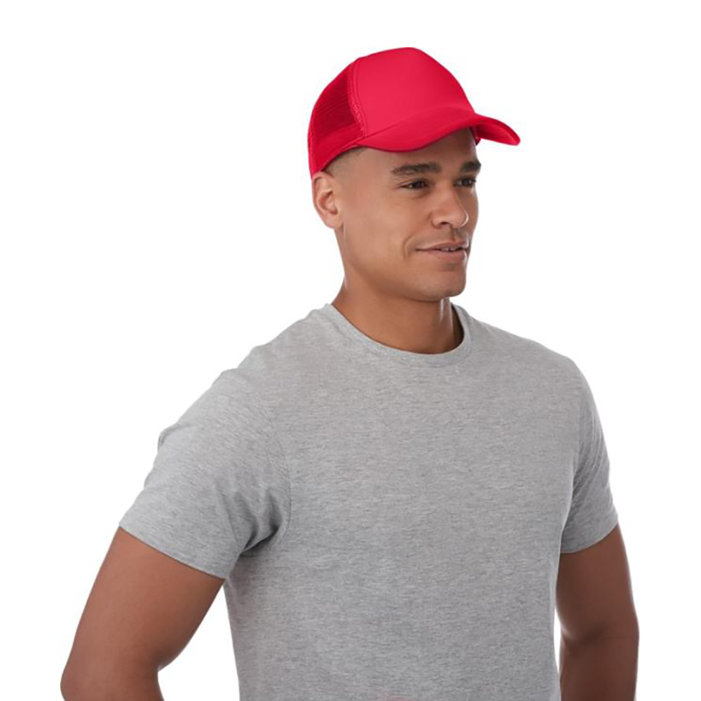 Casquette trucker Debby | Polyester | 5 panneaux | Impression jusqu'à 4 couleurs