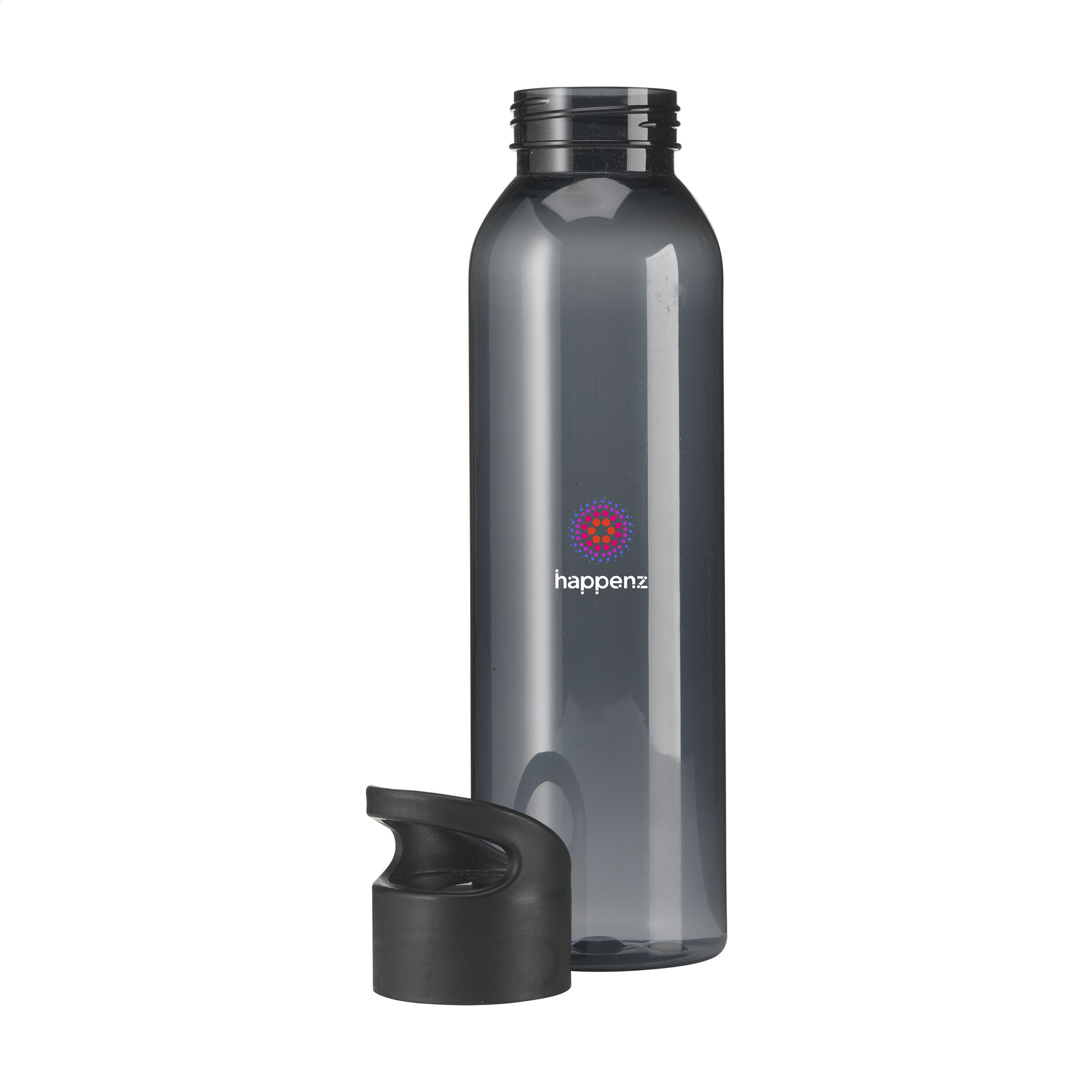Wasserflasche aus RPET – 650 ml | Klare Optik | GRS-zertifiziert | Schraubdeckel | Auslaufsicher