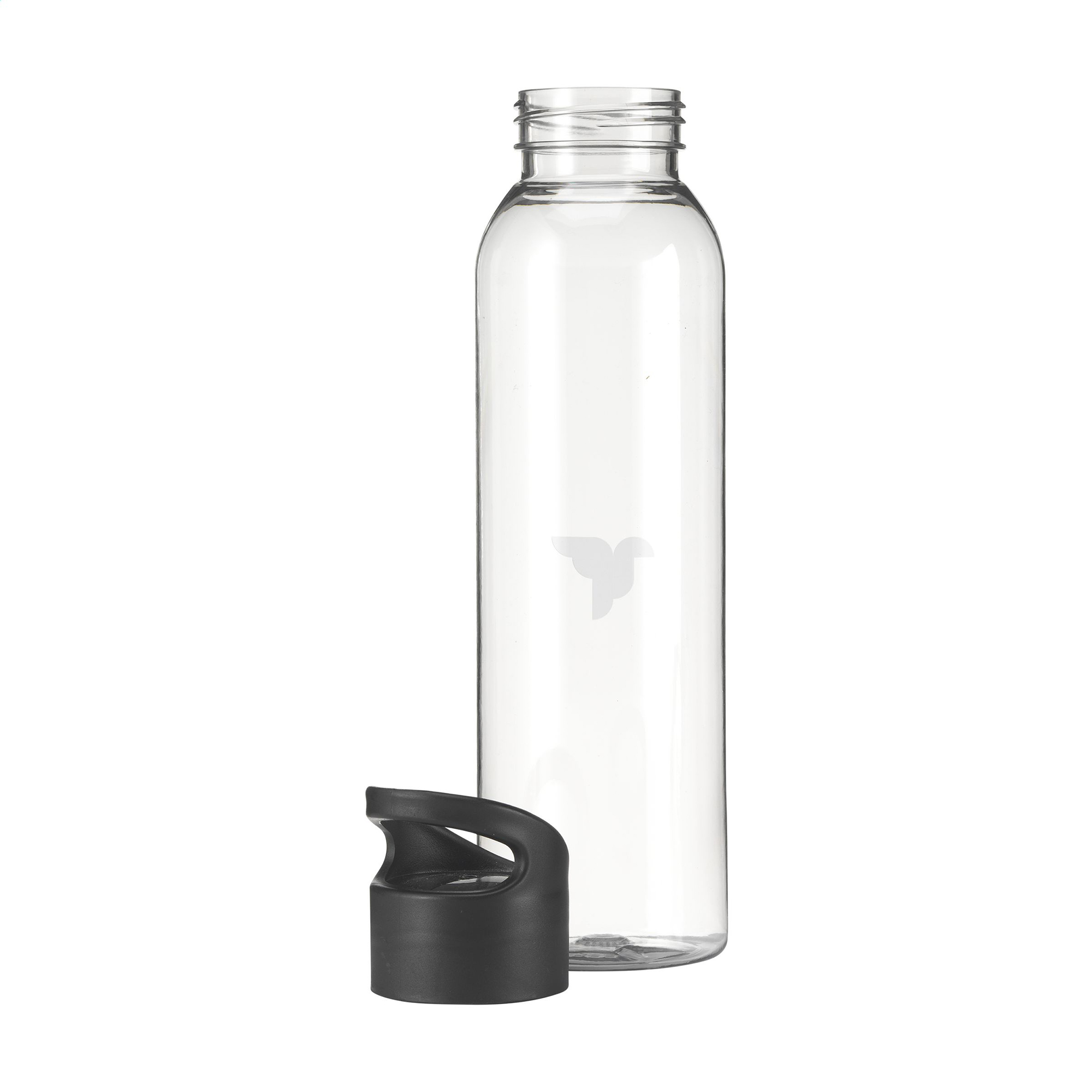 Wasserflasche aus RPET – 650 ml | Klare Optik | GRS-zertifiziert | Schraubdeckel | Auslaufsicher
