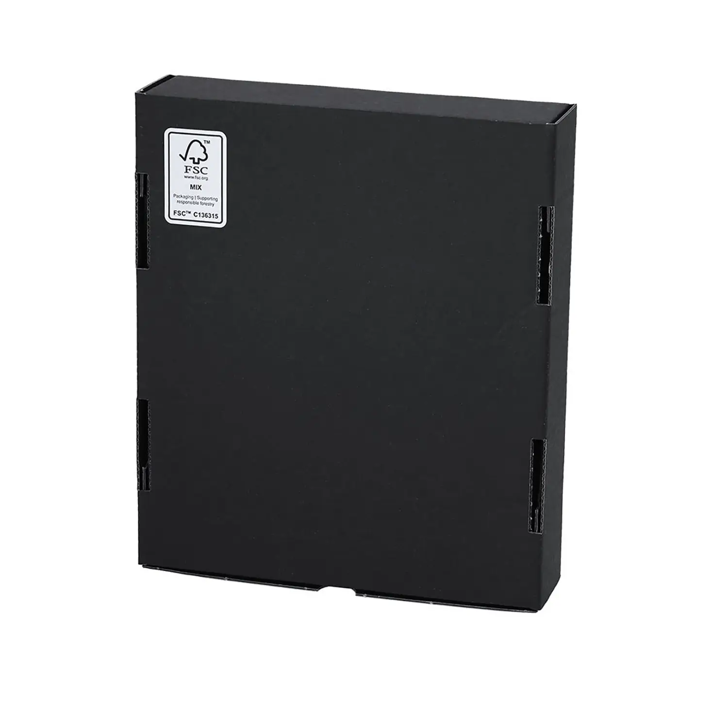 Boîte cadeau – Moyenne | Carton ondulé FSC® | Durable | Noir