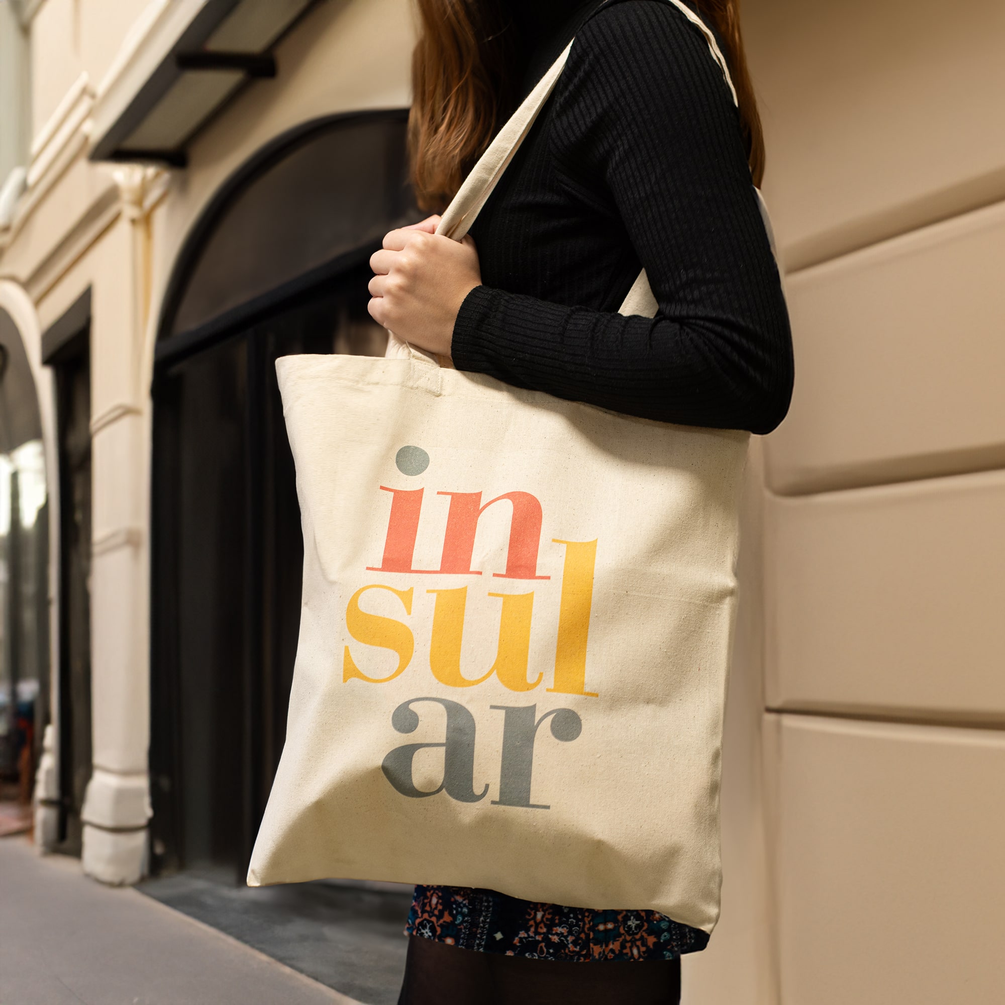 Sac en coton biologique | 180 gr/m2 | Anses longues | Quadrichromie