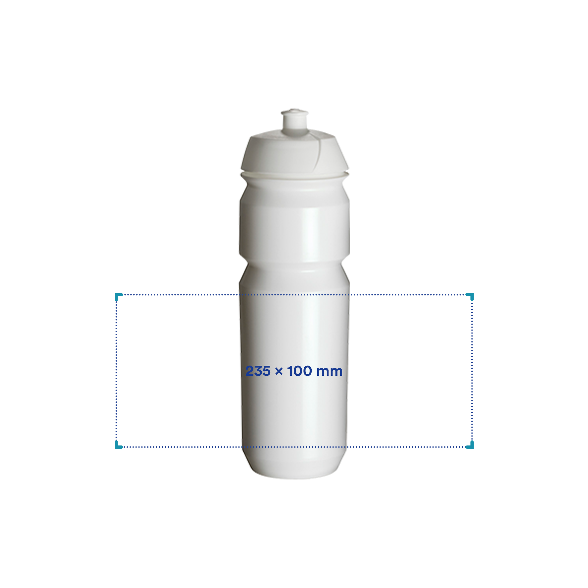 Borraccia sportiva Tacx - 750 ml | Qualità premium | Stampa fino a 4 colori