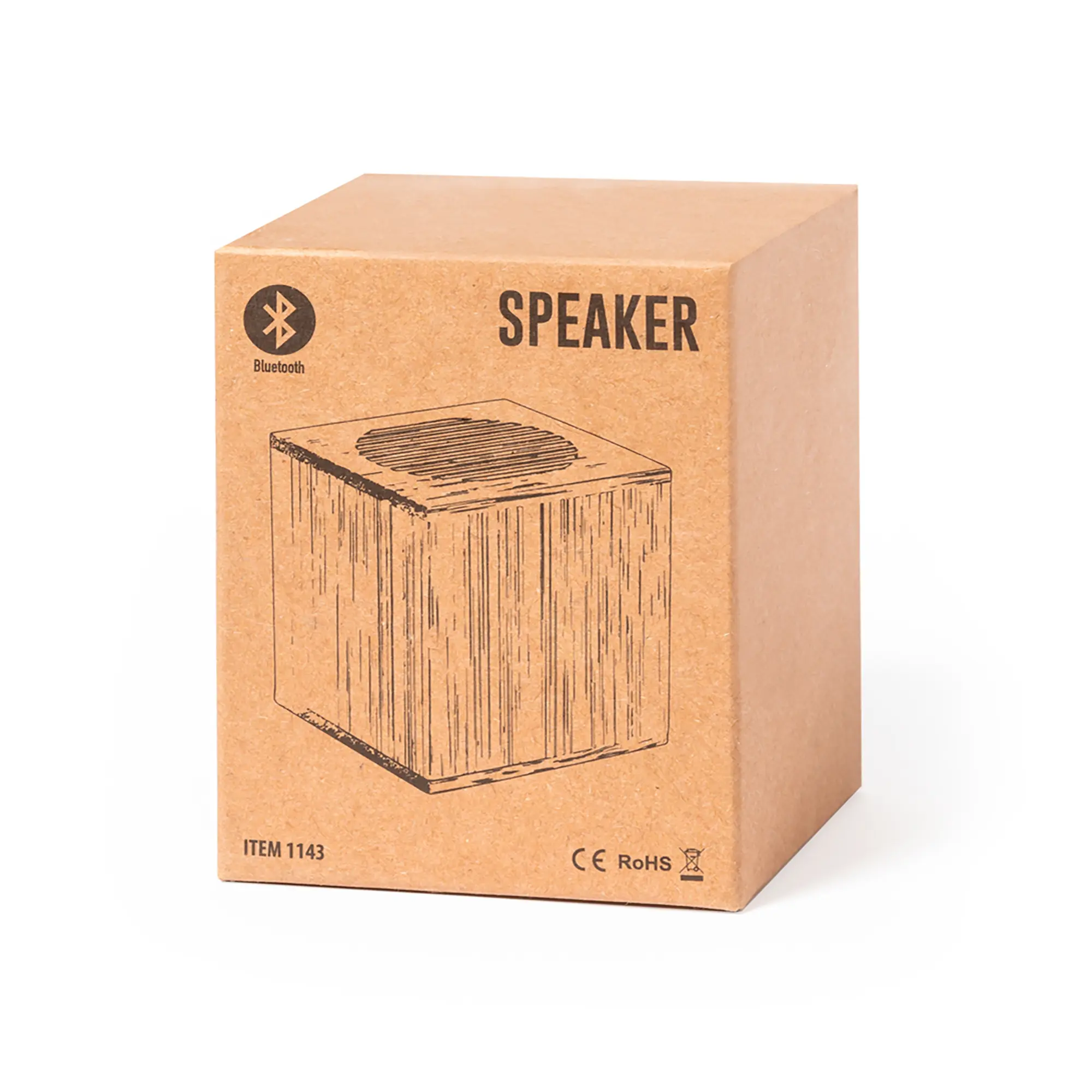Bluetooth-Lautsprecher aus Bambus – 3W Klang | Wiederaufladbar | Bluetooth 5.0