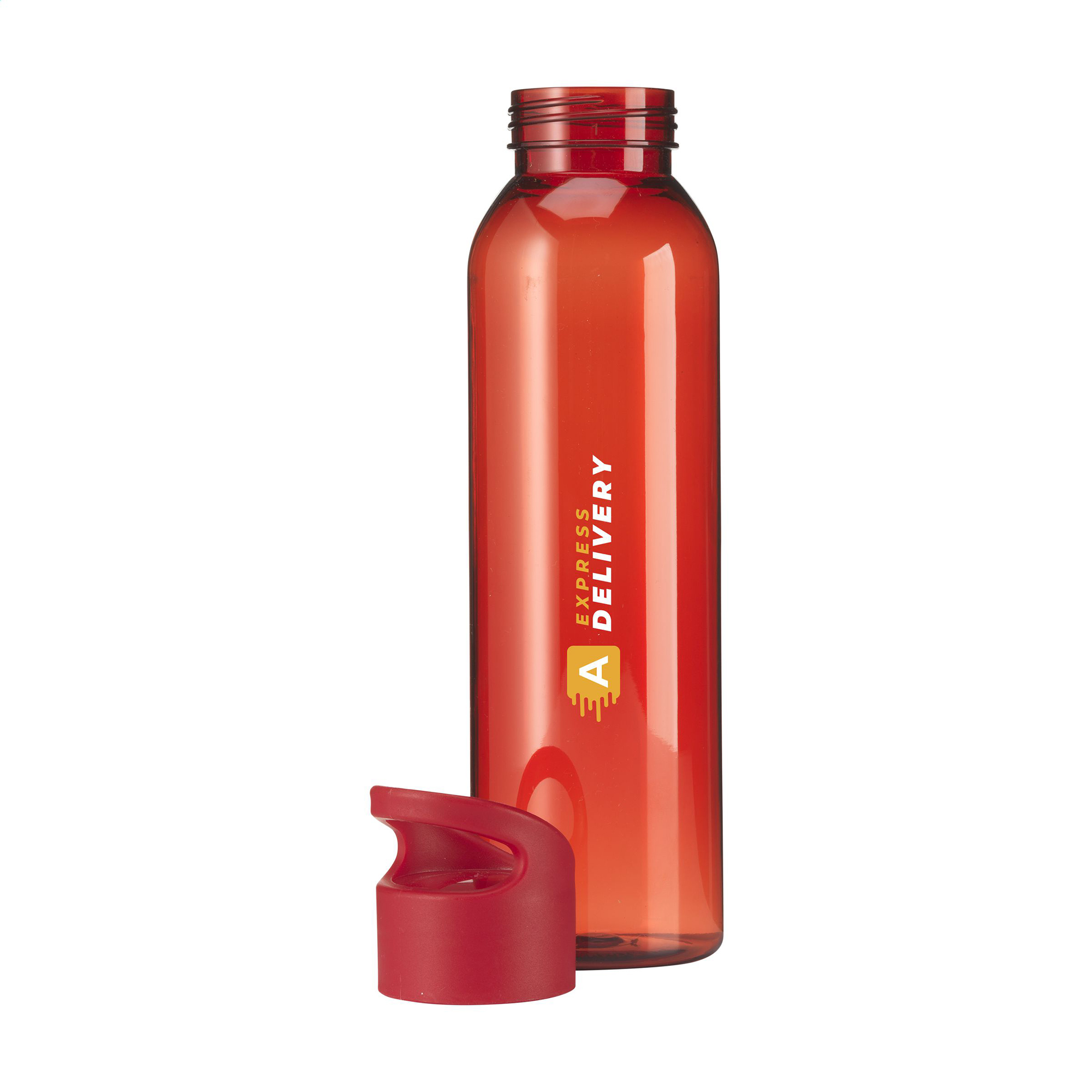 Wasserflasche aus RPET – 650 ml | Klare Optik | GRS-zertifiziert | Schraubdeckel | Auslaufsicher