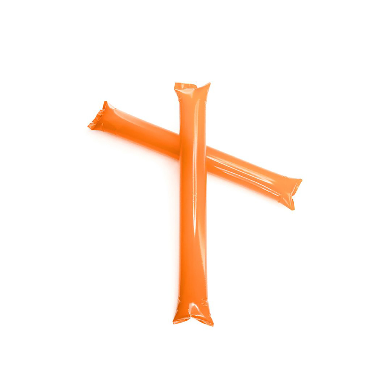Bâtons supporters – Bâtons gonflables | Matériau PE | Lot de 2 | Avec paille de gonflage