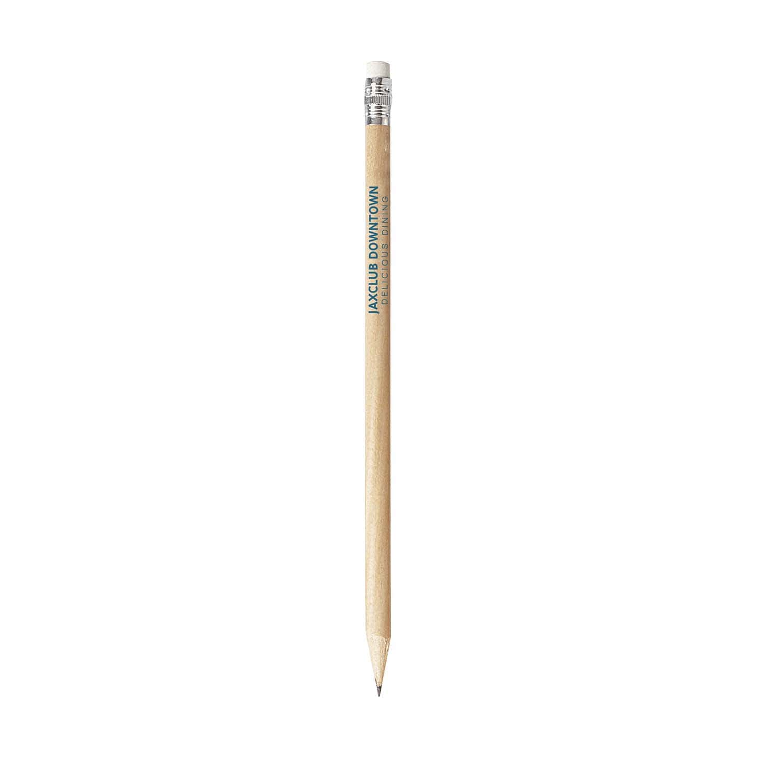Crayon HB | Taillé | Avec gomme | Impression 1 couleur