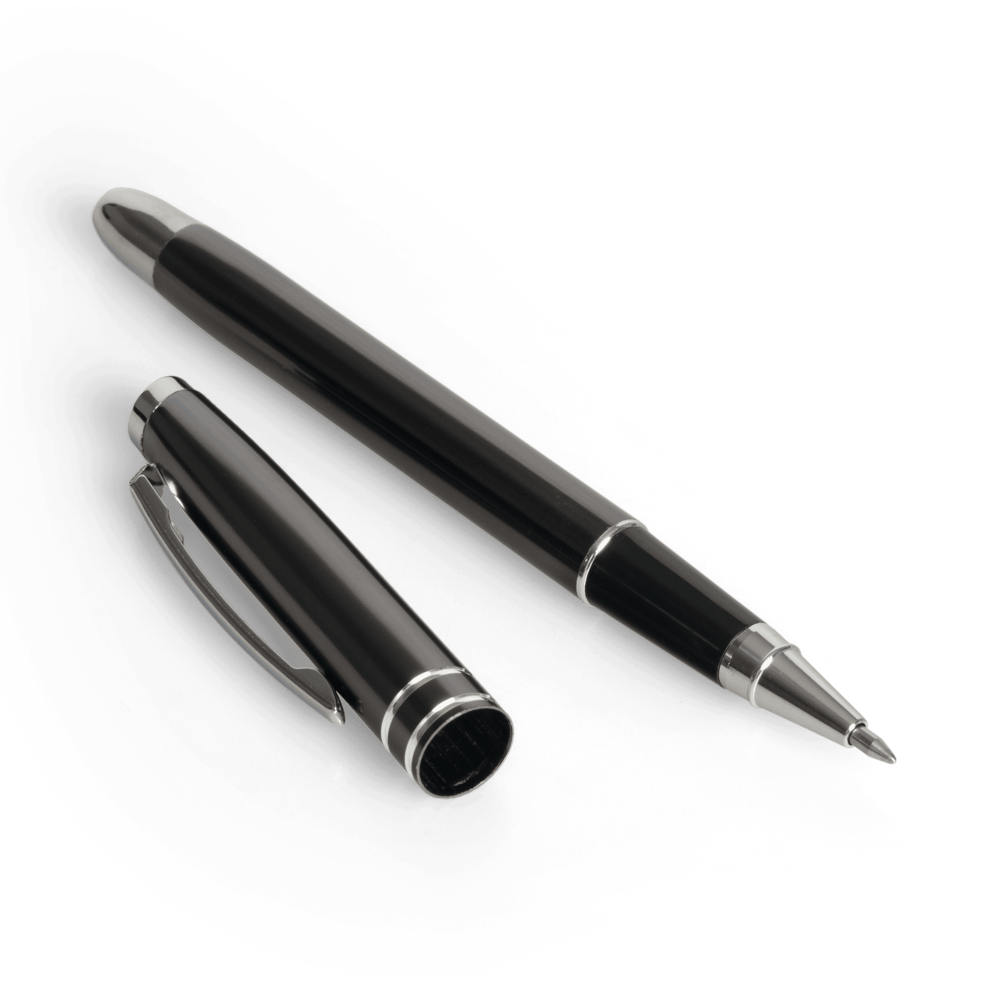 Stylo roller | Aluminium | Encre bleue | Gravure