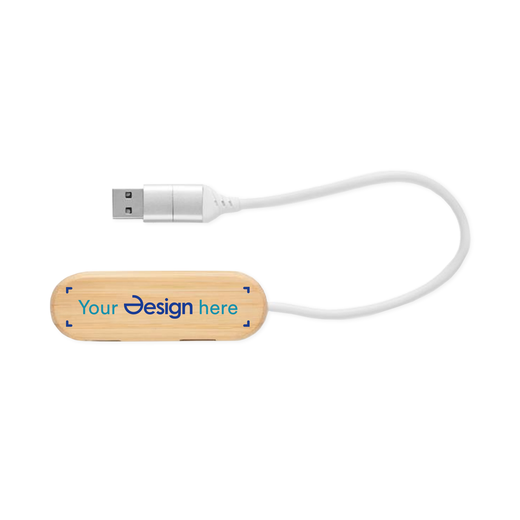 Hub USB | 3 ports | Bambou