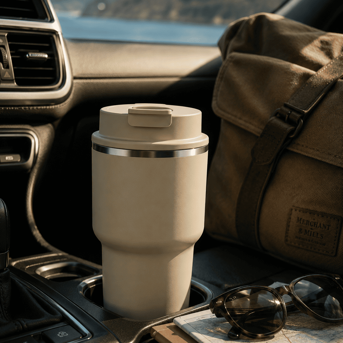 Mug à emporter - 280 ml | Acier inoxydable recyclé | Impression quadrichromie