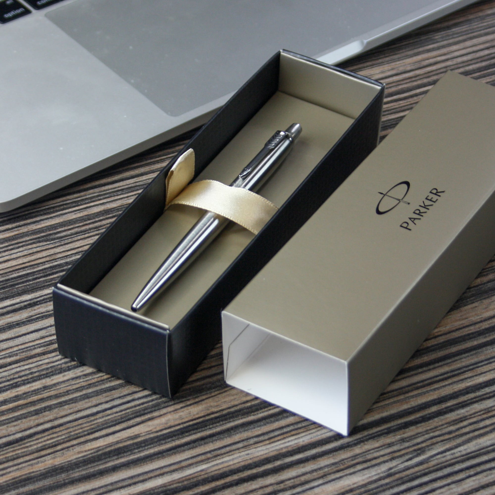 Jotter balpen - Steel | Parker | Roestvrij staal | Tot 4 kleuren bedrukking & Gravure