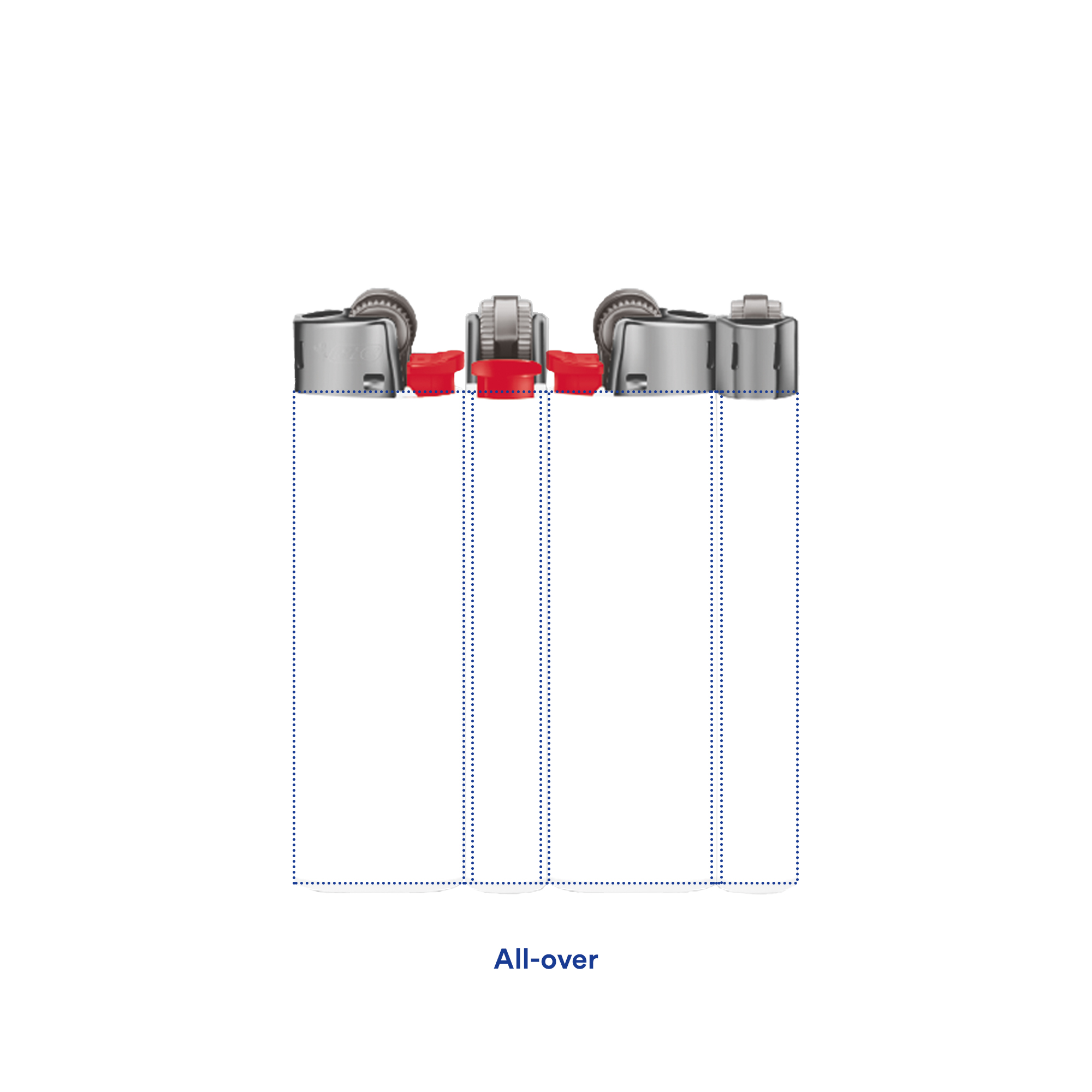 BIC J23 Feuerzeug - Fullcolor | Medium | Vollfarbdruck ganzflächig