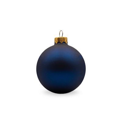 Boule de Noël – 66 mm | Finition mate | Attache dorée | Impression quadrichromie | Avec boîte