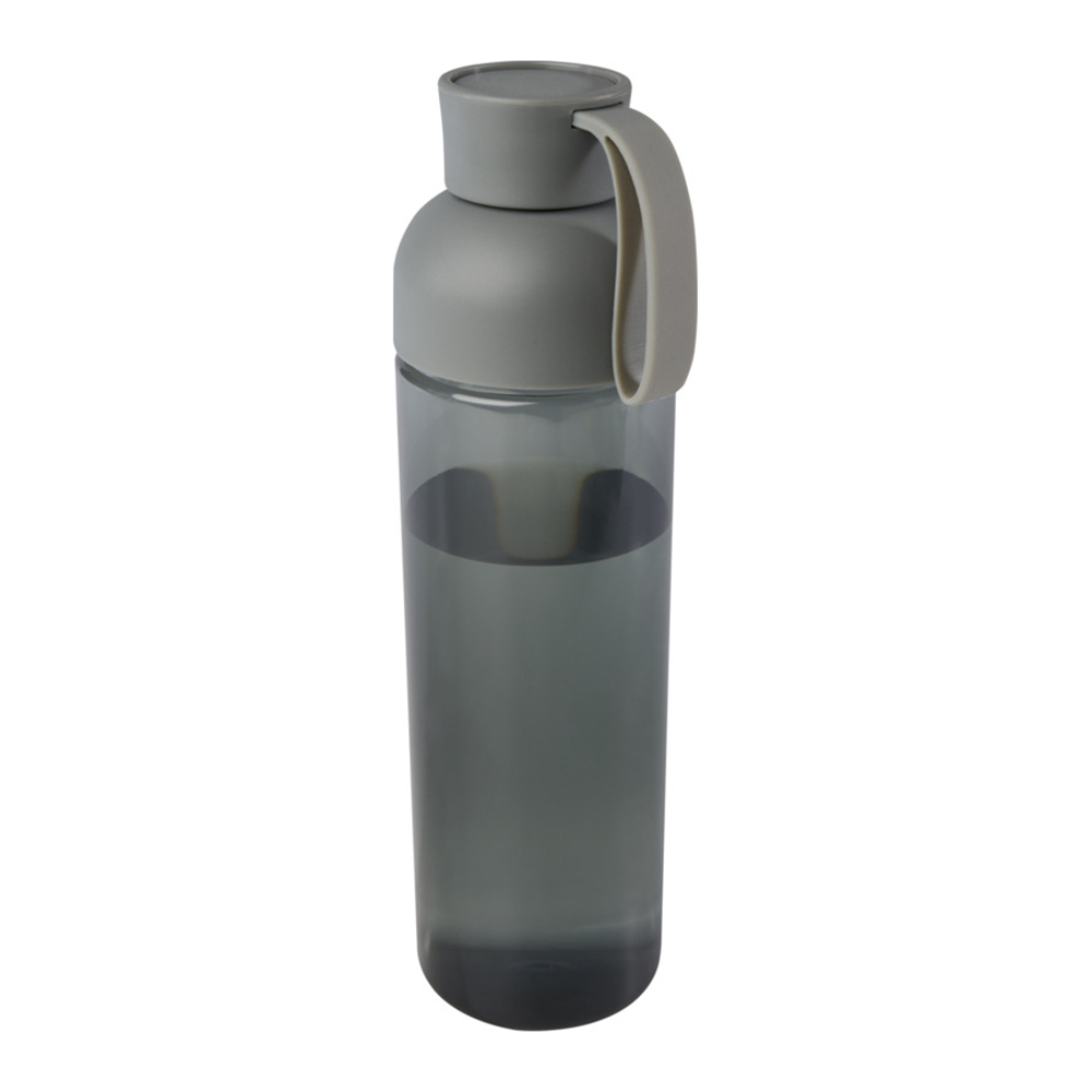 RPET Trinkflasche – 600 ml | Auslaufsicher | Mit Silikongriff