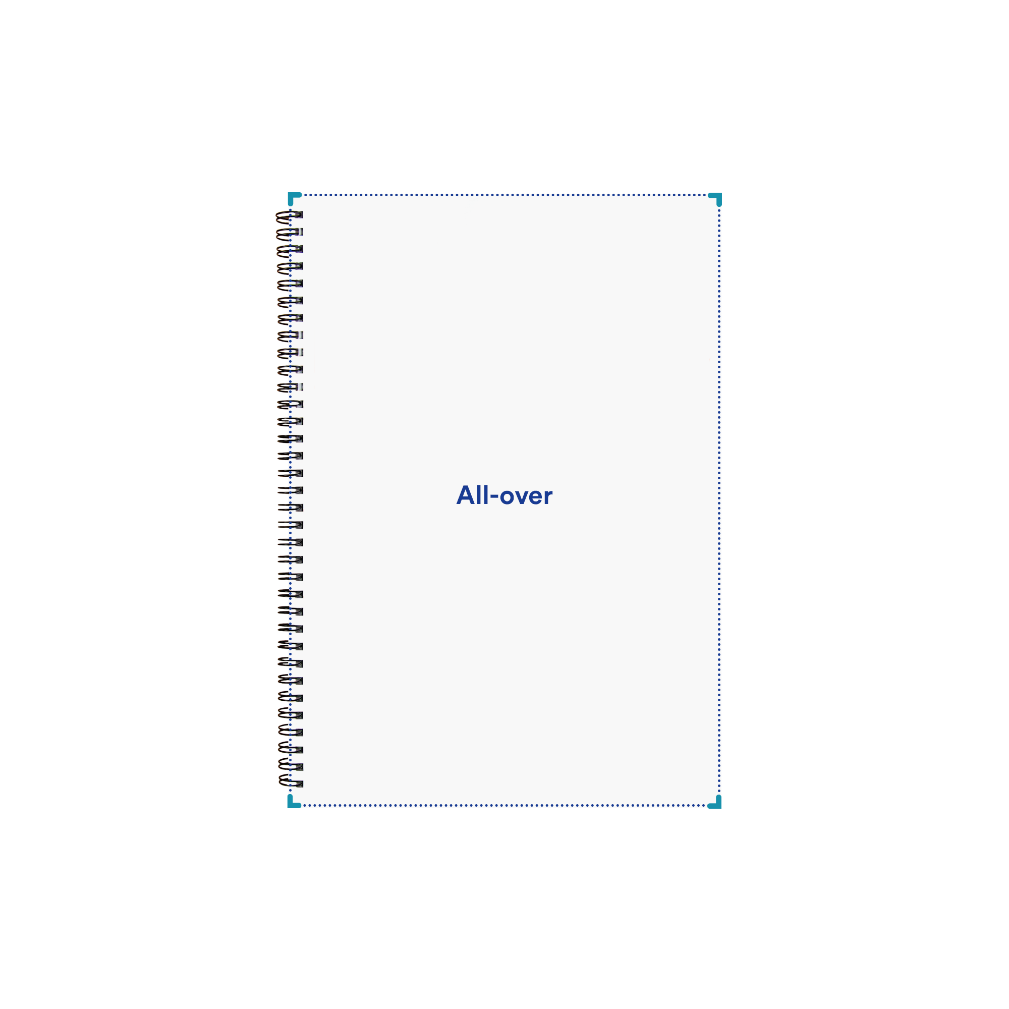 Spiralblock Liberia - A4 | Vollfarbdruck | Softcover | 50 Blatt