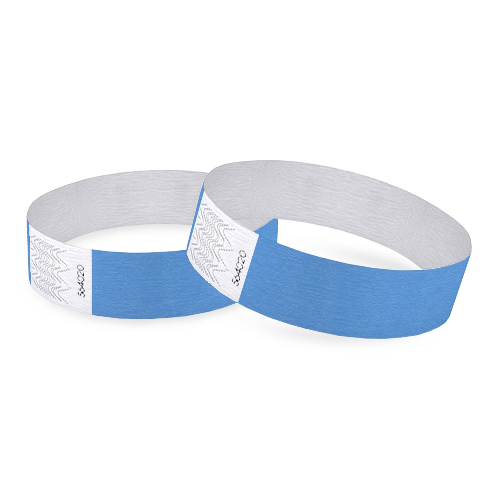 Tyvek polsbandjes - 27 mm | Zwarte opdruk | 258 x 27 mm | Diverse kleuren