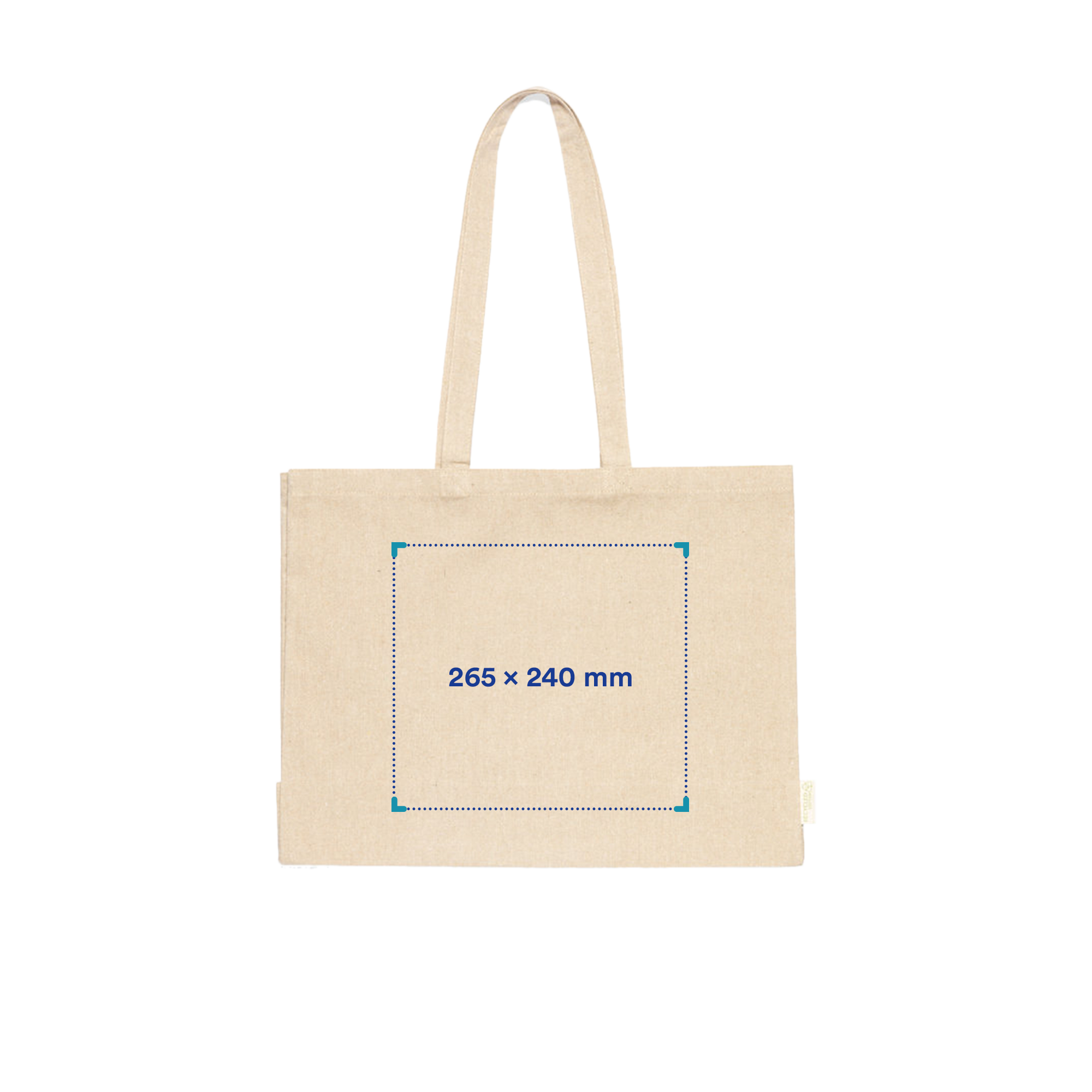 Sac en coton | Fabriqué à partir de coton recyclé | 240 g/m2 | Impression jusqu'à 4 couleurs