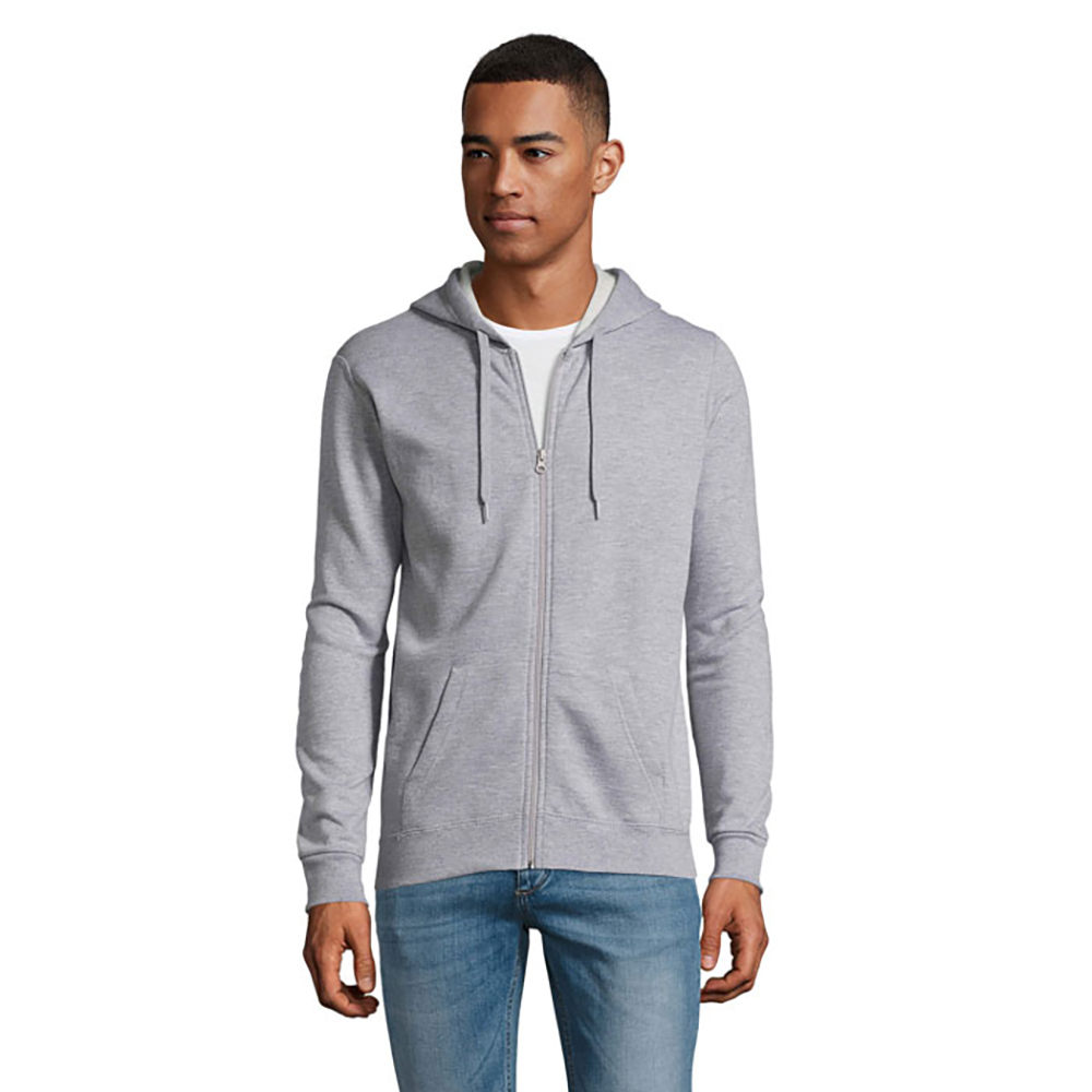 Felpa con cappuccio con cerniera - unisex | 260 g/m² | Cerniera | Stampa a 1-4 colori