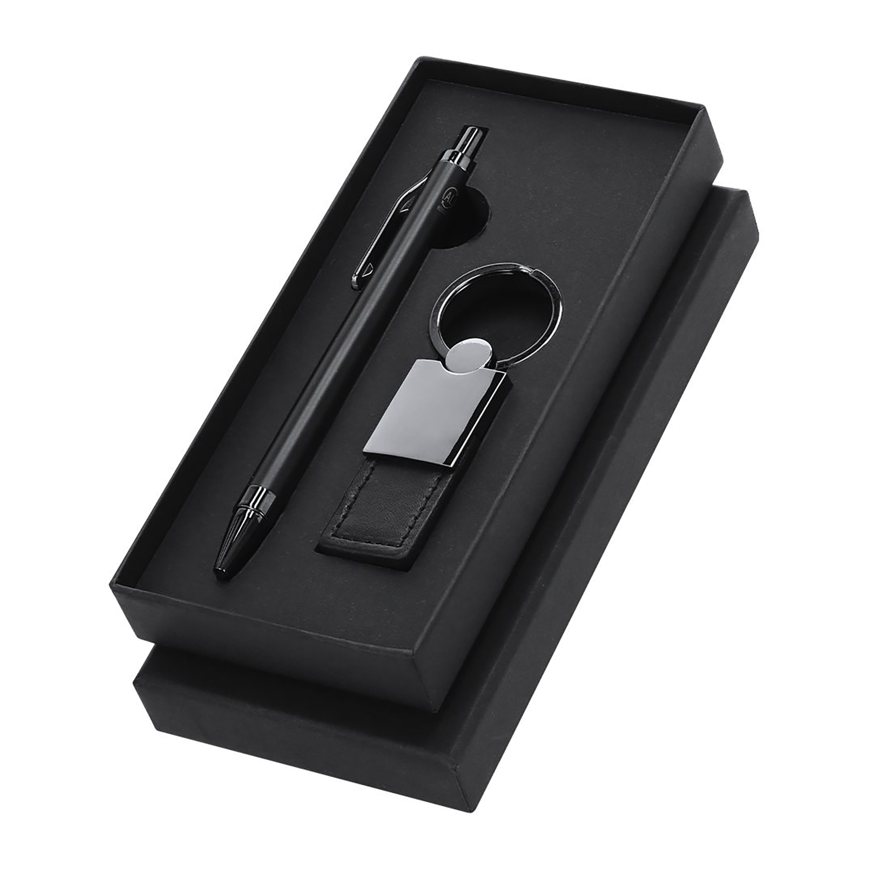 Schreibset – Aluminium Set | Stift & Schlüsselanhänger | Recyceltes Detail