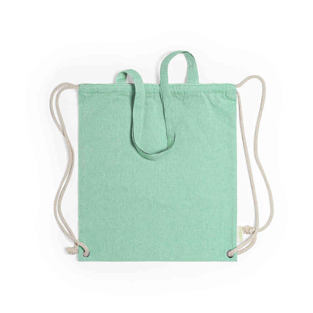 Sac à dos en coton recyclé | 140 g/m² | Cordon de serrage