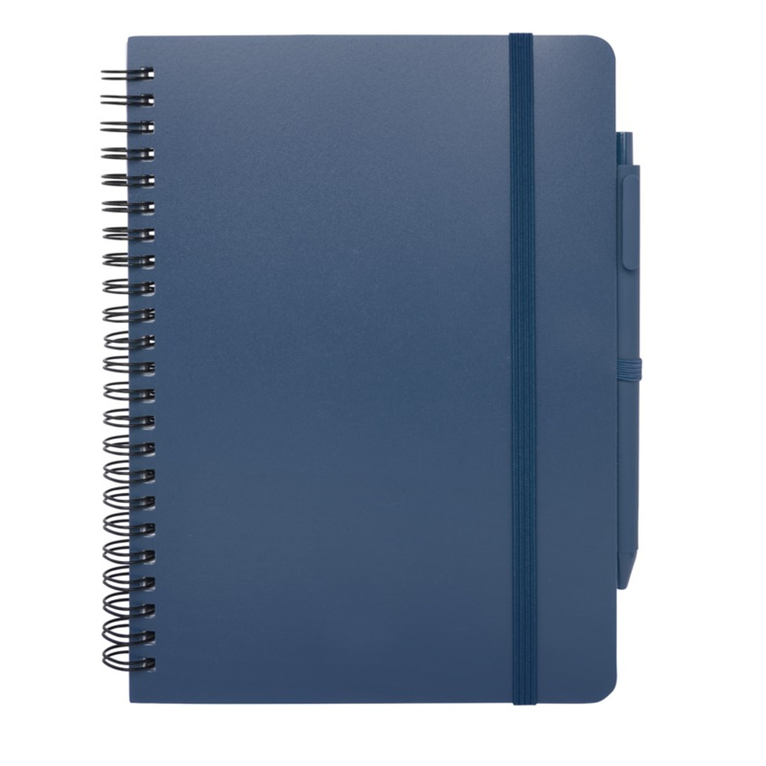 Taccuino in plastica ocean-bound – A5 | Copertina rigida | Con penna | 80 fogli