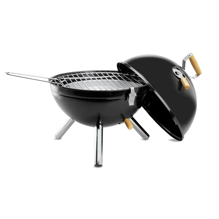 Barbecue portable – Design compact | Structure en métal | Montage facile