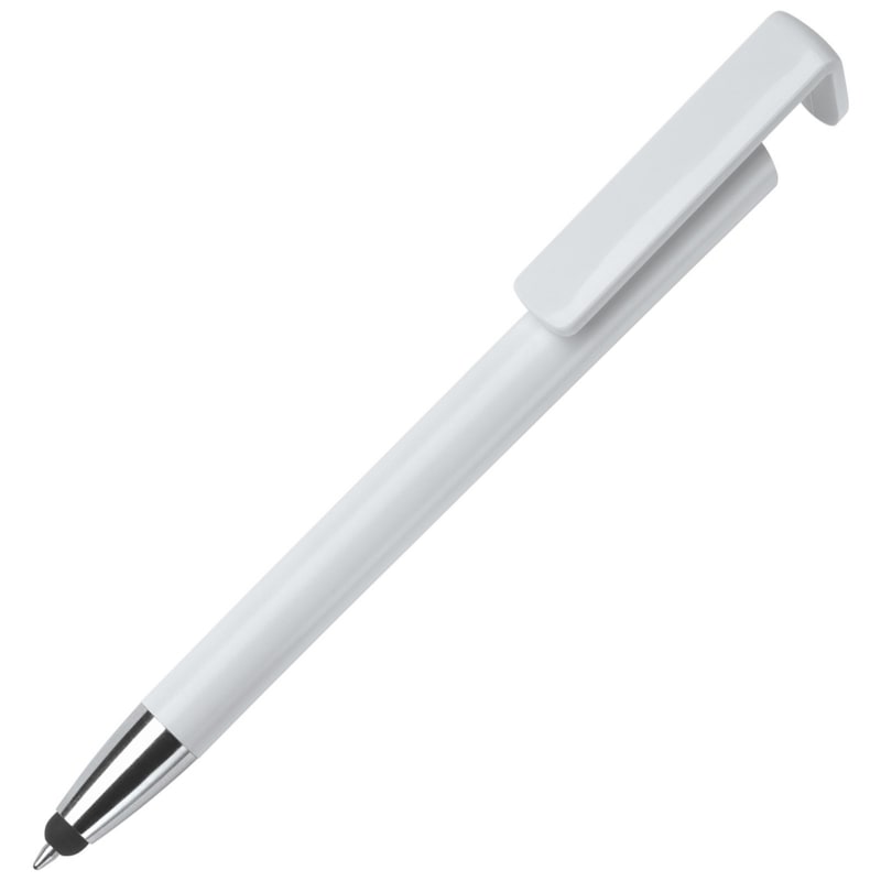 Stylo stylet | Multifonctionnel | Avec support téléphone | Impression jusqu'à 4 couleurs