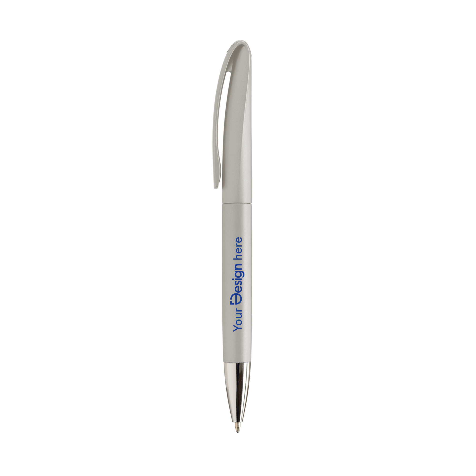 Kugelschreiber Ines Solid - Farbig | Metallic-Look | Vollfarbdruck
