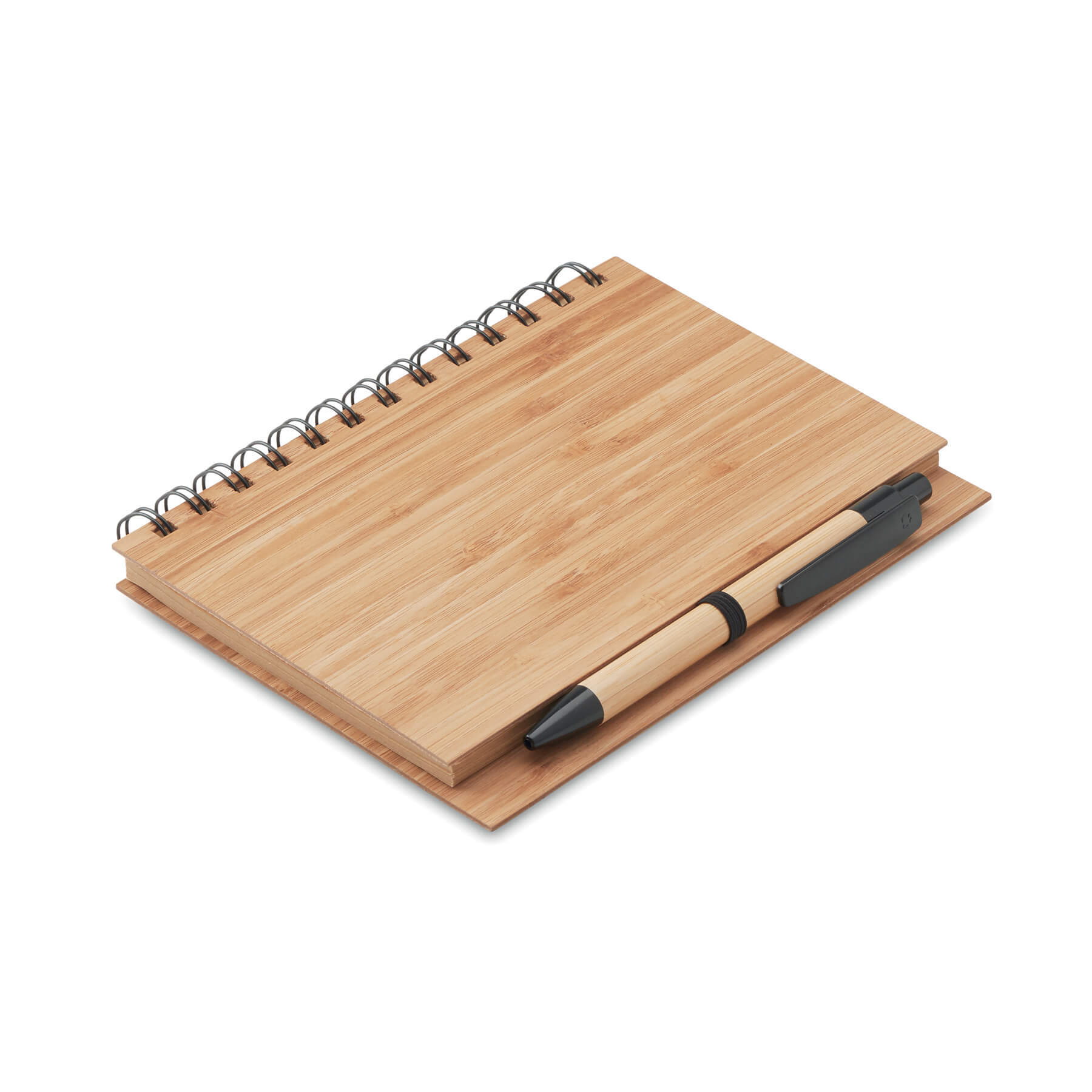 Cahier à anneaux | Bambou | A5 | Avec stylo
