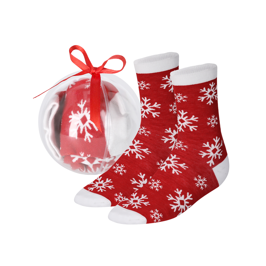 Kerstsokken Milan – Zacht polyester | Kerstpatroon | Cadeauverpakking | S/M & L/XL