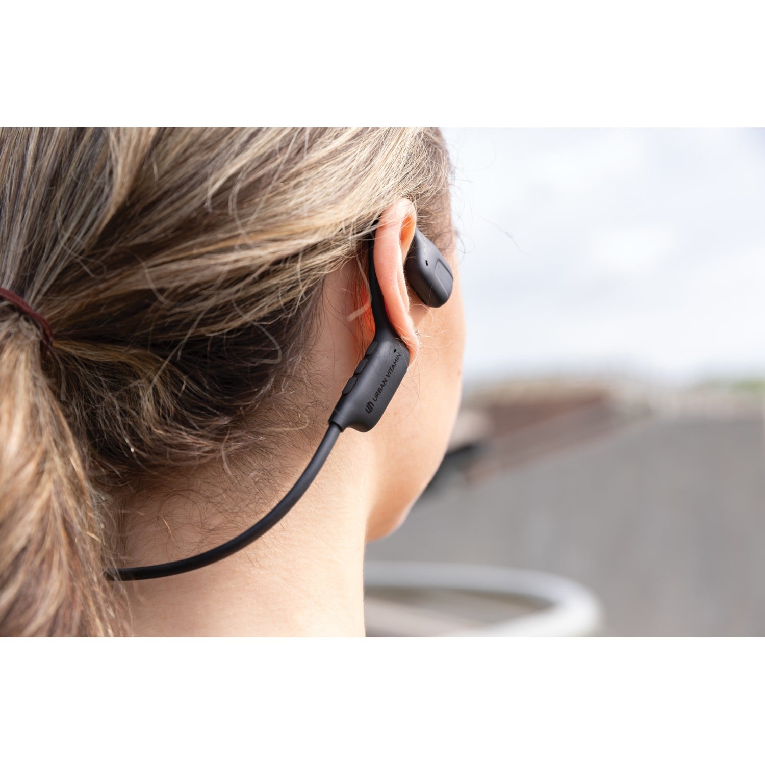 Casque sans fil open-ear – Bluetooth 5.3 | 10 h d'autonomie | IPX4 | Plastique recyclé