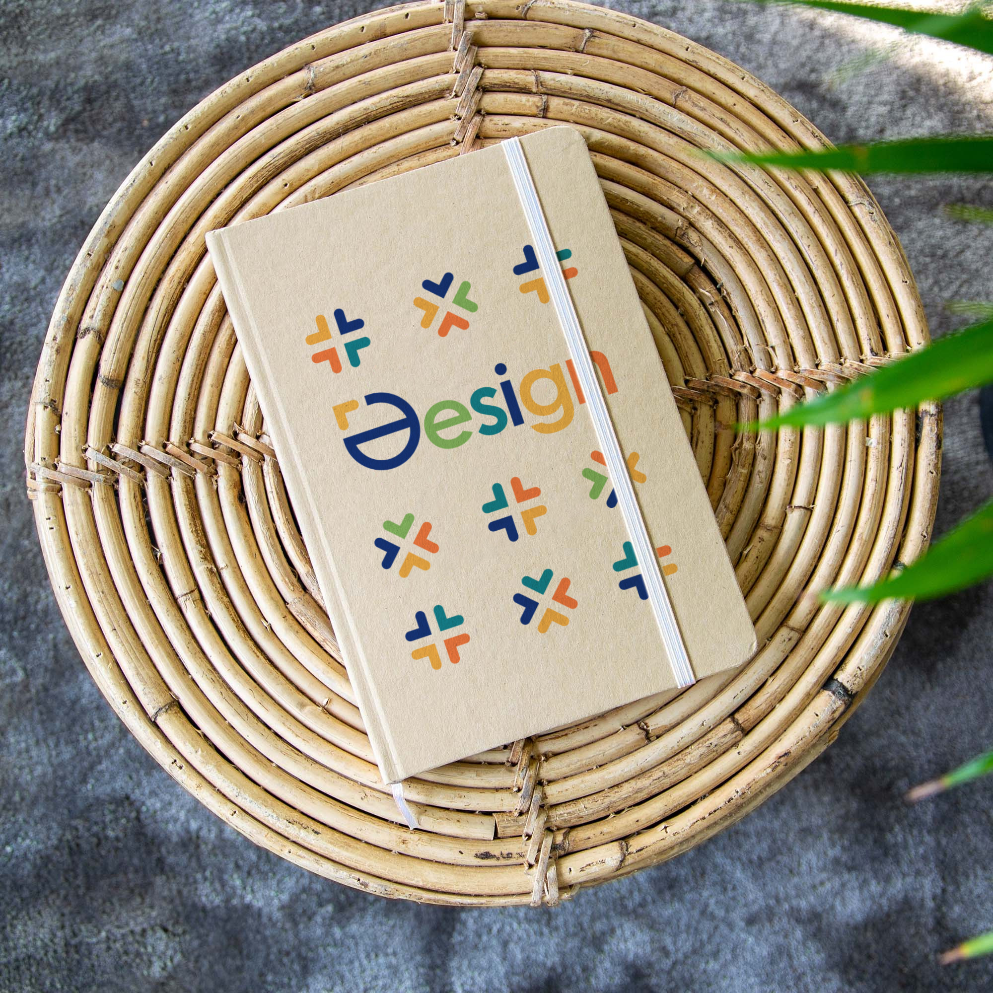 Carnet - A5 | 80 feuilles | Ligné | Couverture rigide en matériau recyclé