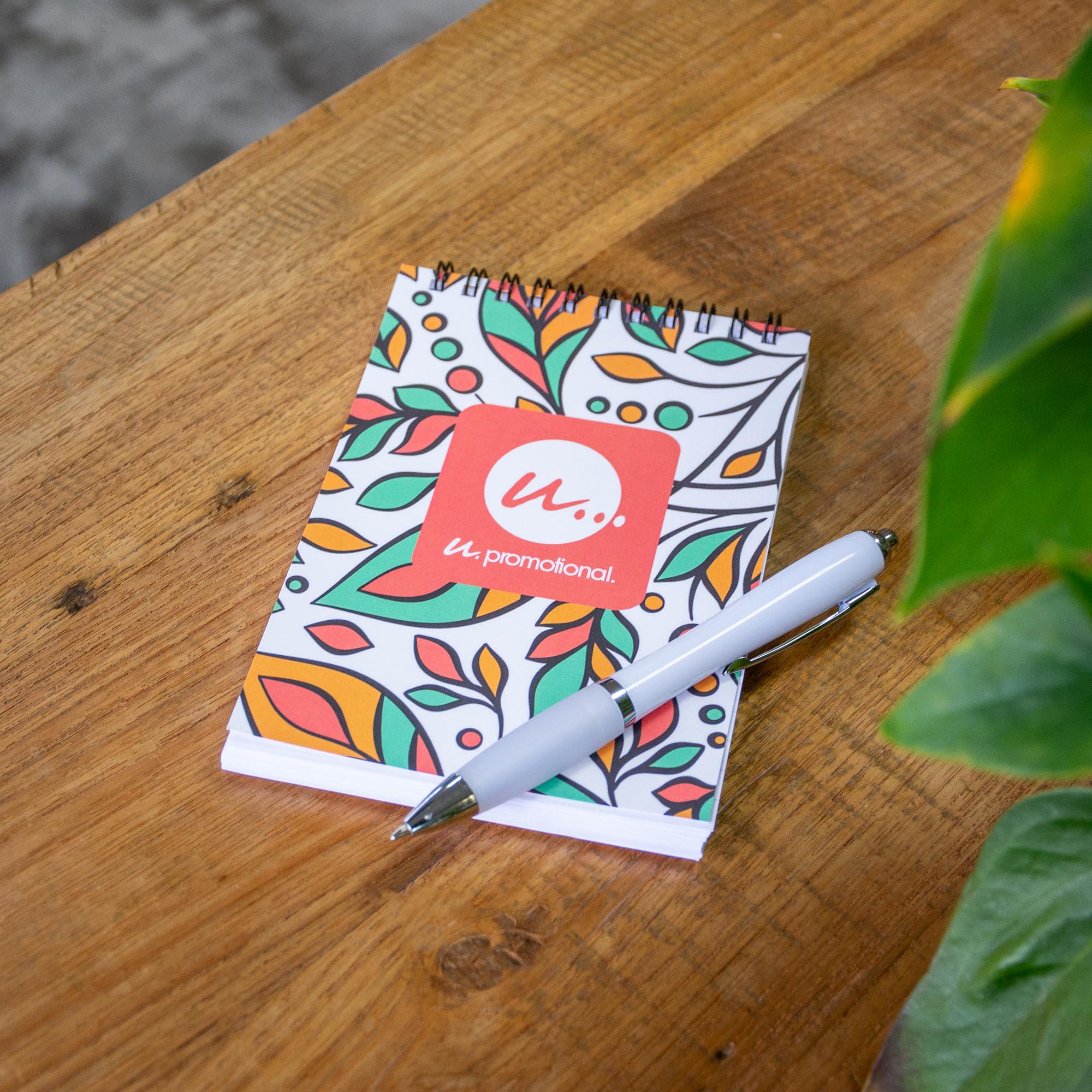 Collegeblok Riva - A6 | 50 pagina’s | 1 kleur bedrukking & Full Colour