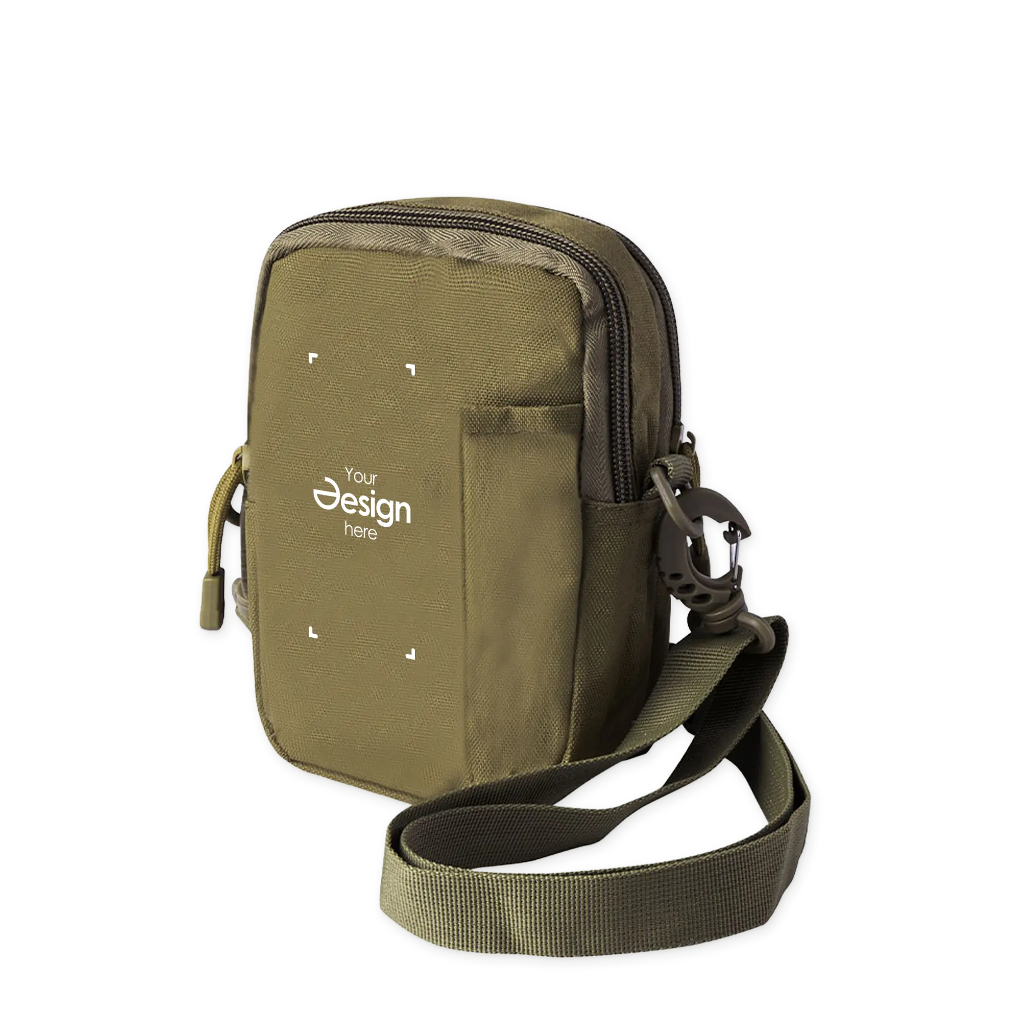 Umhängetasche 800D – Fronttasche | Reißverschluss | Verstellbar | Alltagstauglich