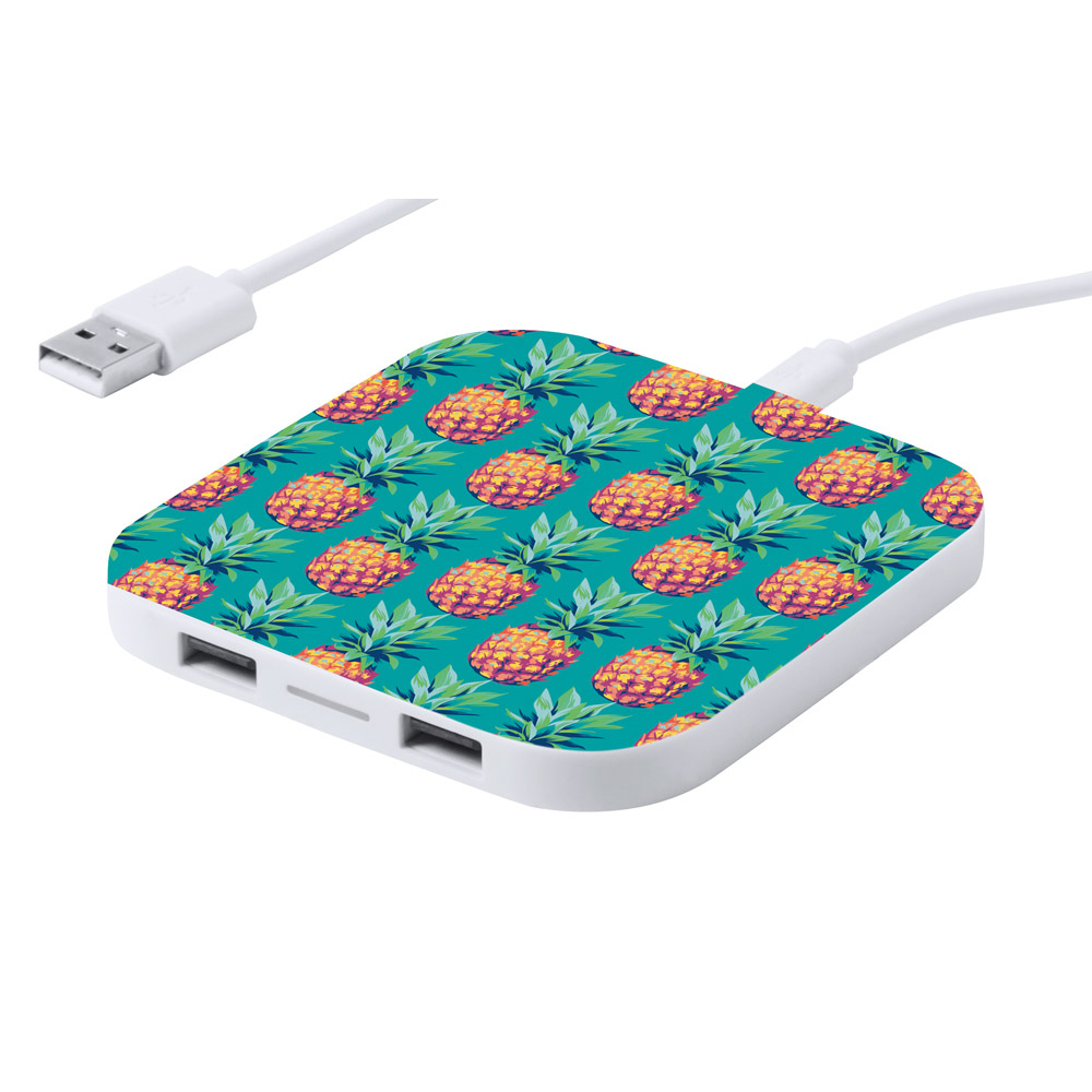 Chargeur sans fil - 2100 mAh | Deux ports USB | Plastique